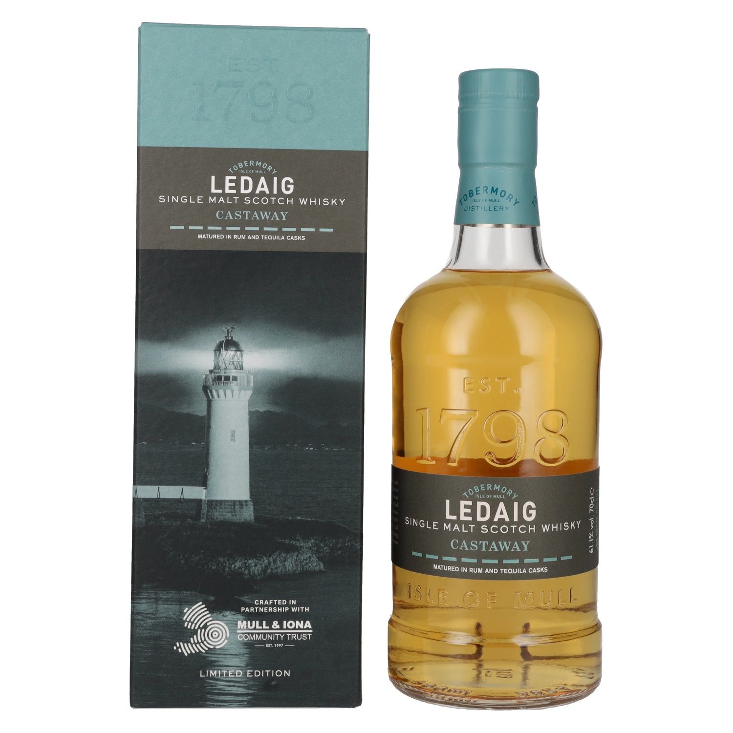 Ledaig CASTAWAY Single Malt Scotch Whisky 61,1% Vol. 0,7l in Giftbox