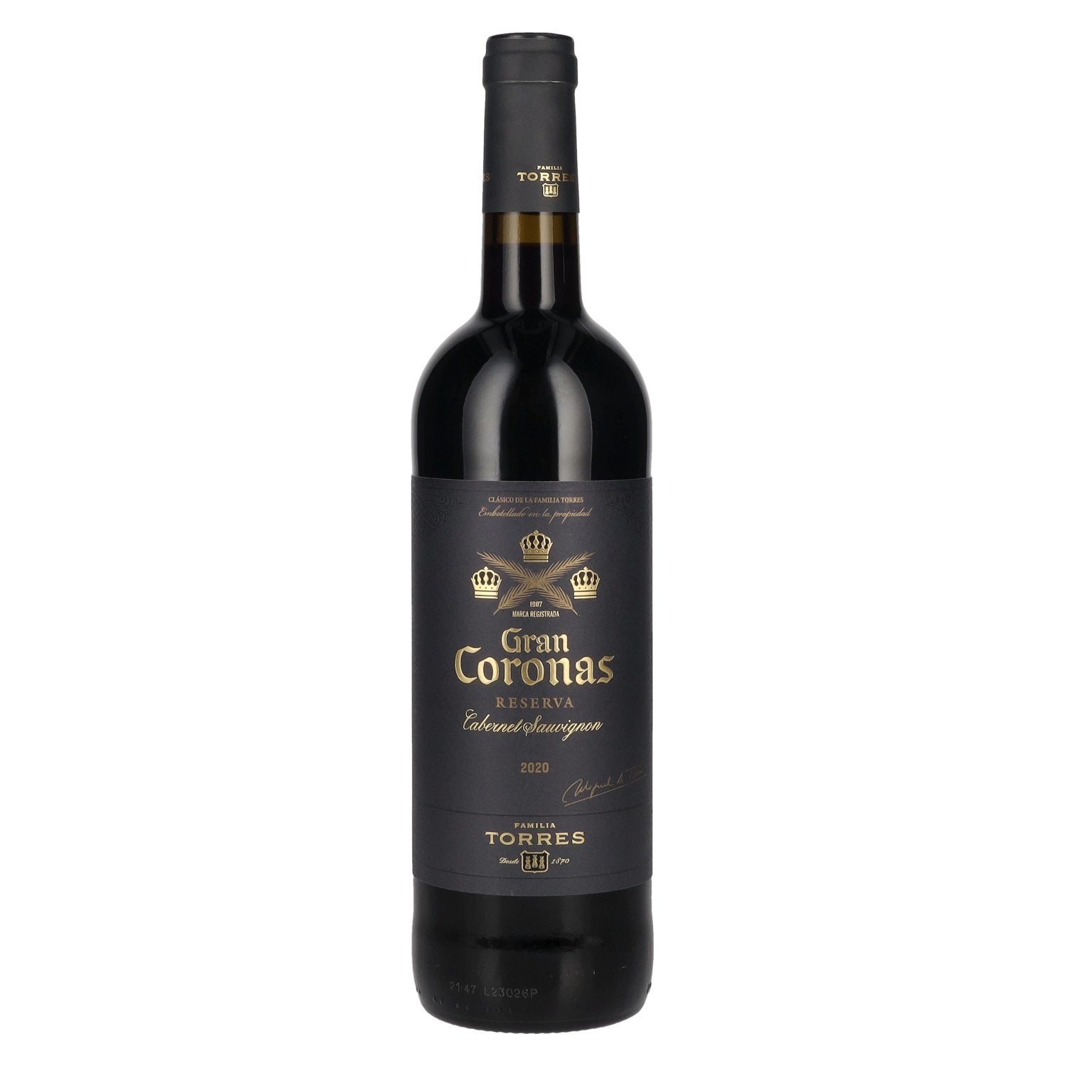 Torres Gran Coronas Cabernet Sauvignon Reserva 2020 14% Vol. 0,75l