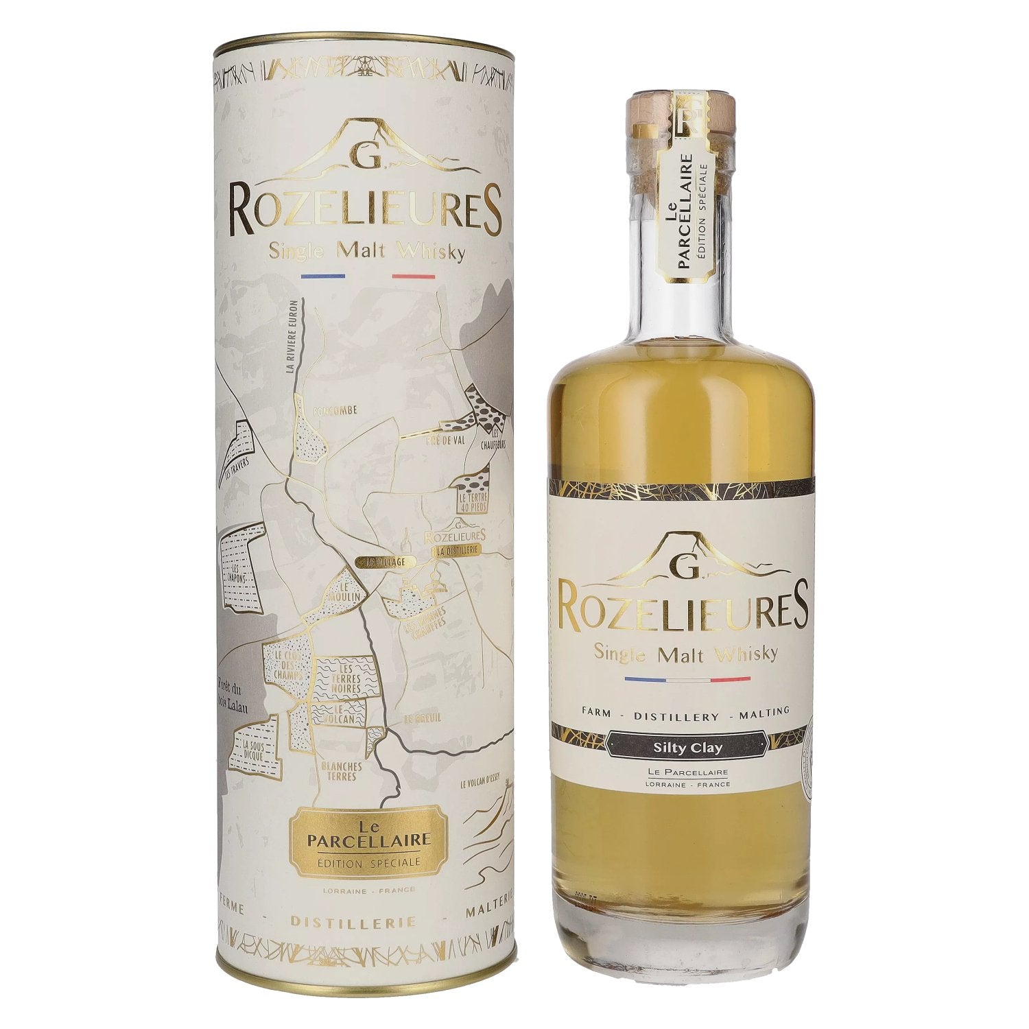 G. Rozelieures LE PARCELLAIRE Silty Clay Single Malt Whisky 43% Vol. 0,7l in Giftbox
