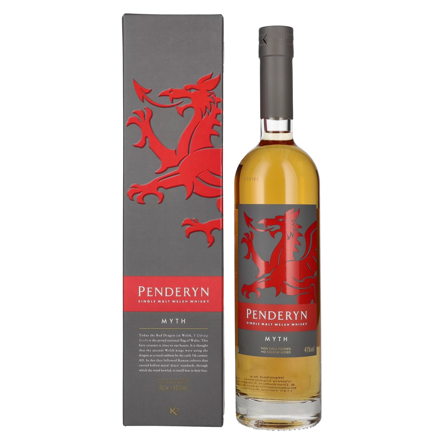 Penderyn MYTH Single Malt Welsh Whiskey 41% Vol. 0,7l in Giftbox