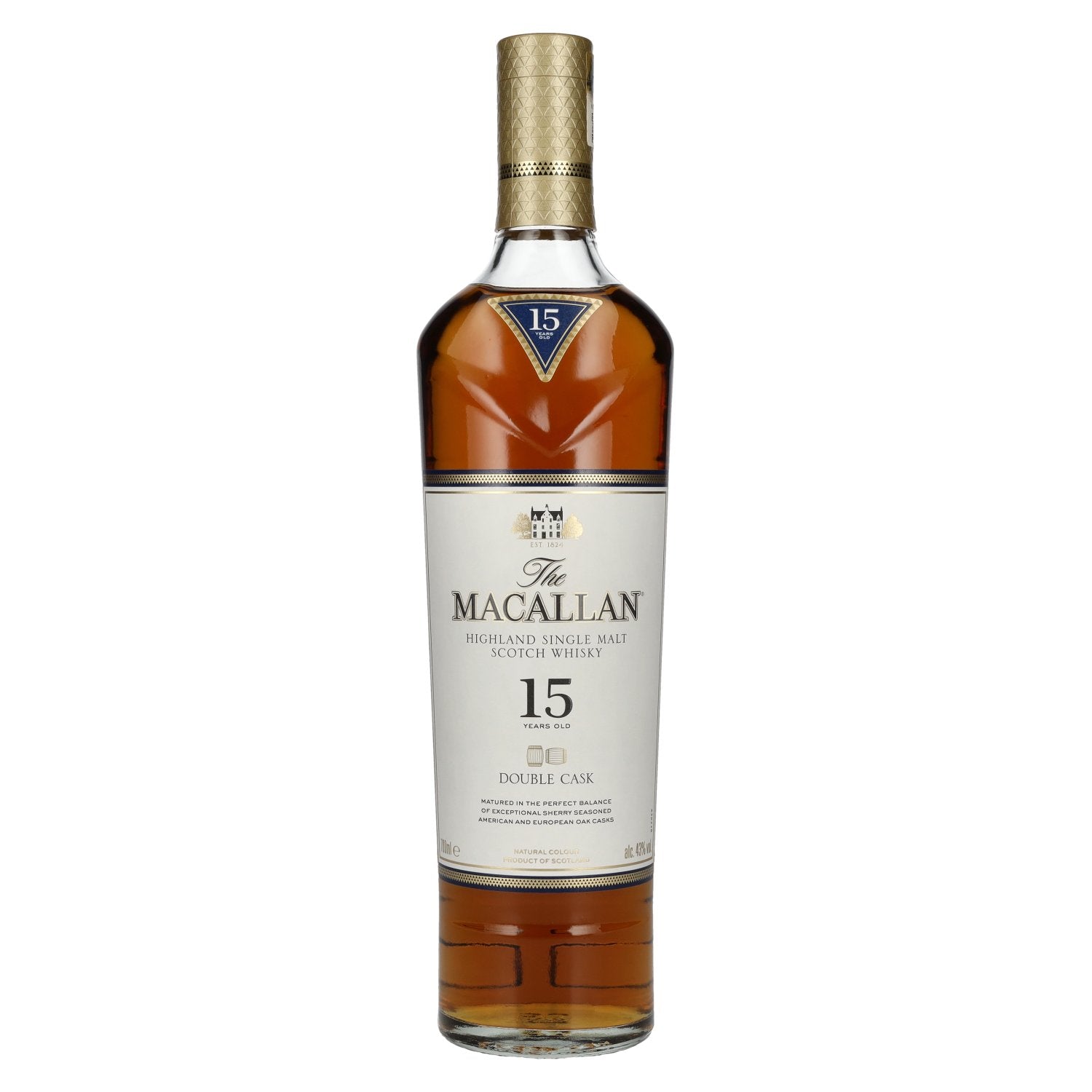 The Macallan 15 Years Old DOUBLE CASK 43% Vol. 0,7l
