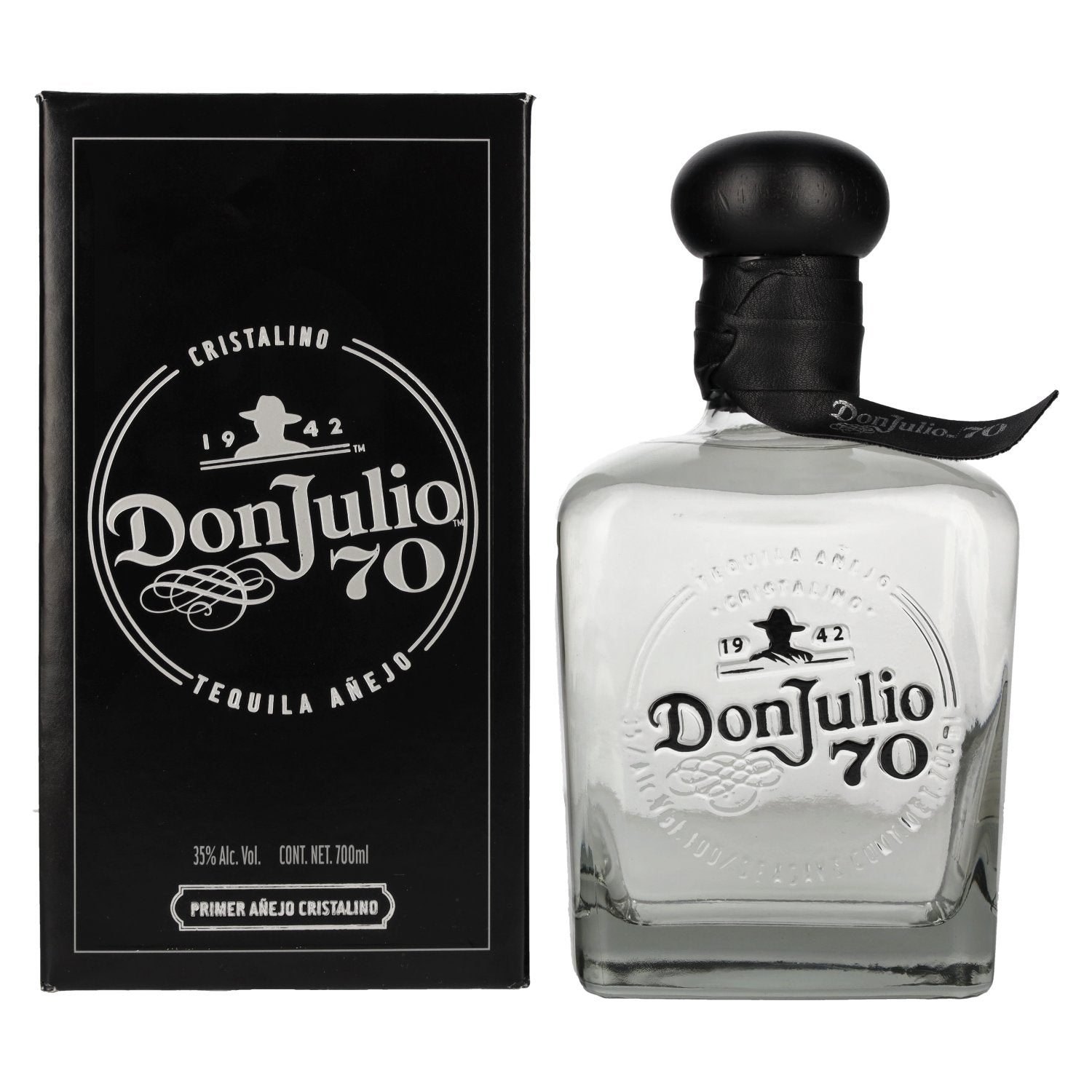 Don Julio 70 Tequila Crystal Claro Anejo 70th Anniversary Limited Edition 35% Vol. 0,7l in Giftbox