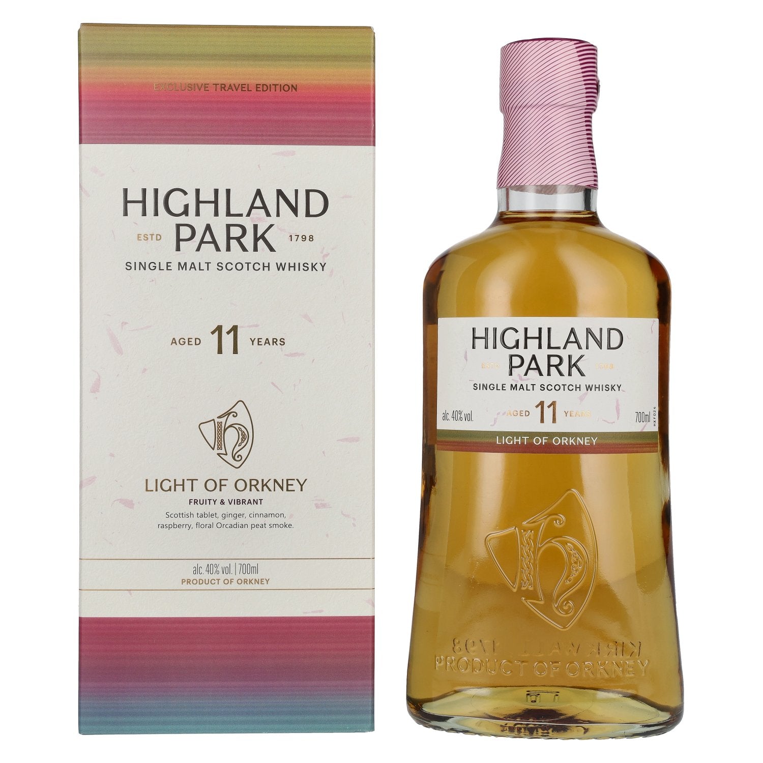 Highland Park 11 Years Old LIGHT OF ORKNEY Single Malt Scotch Whisky 40% Vol. 0,7l in Giftbox