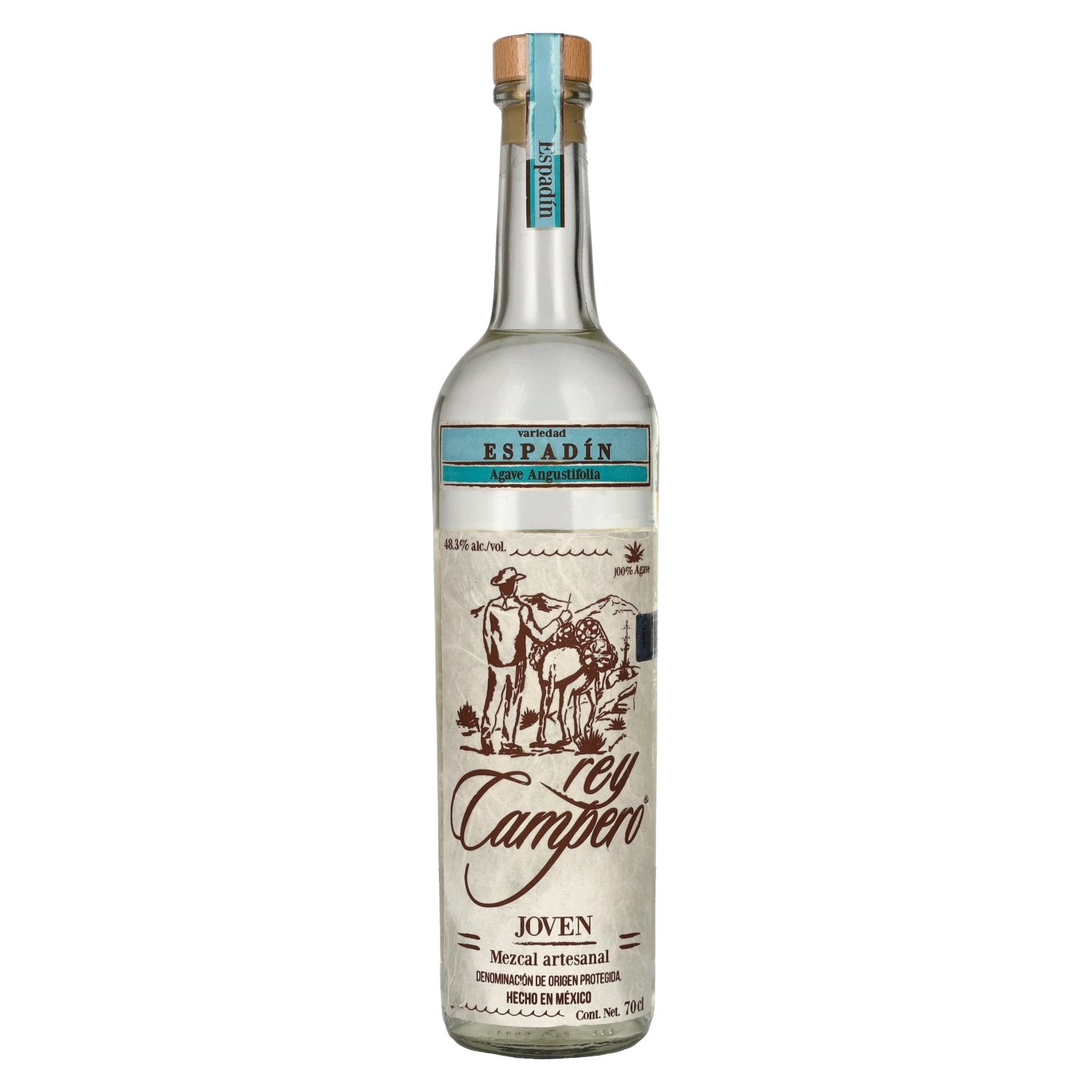 Rey Campero Mezcal ESPADIN 48,3% Vol. 0,7l