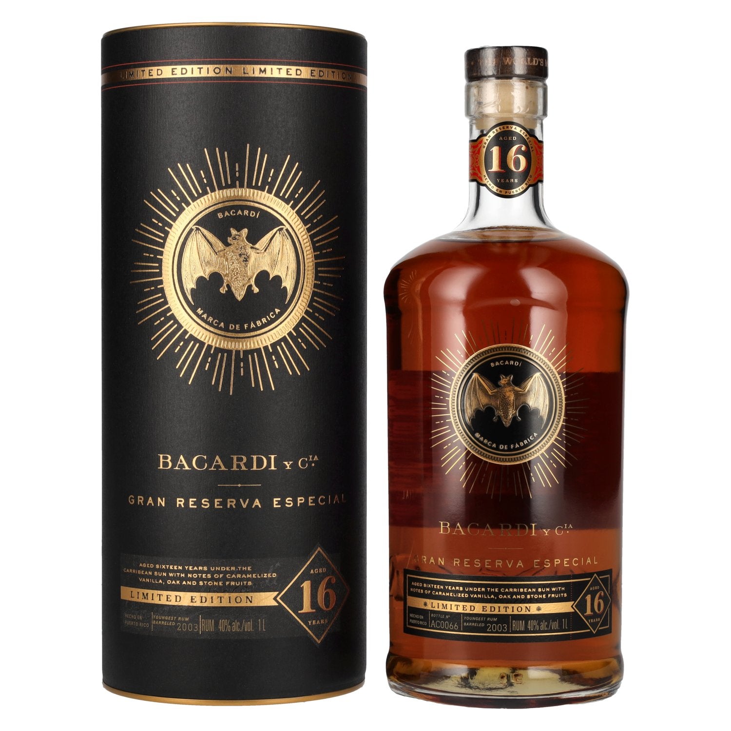 Bacardi 16 Years Old Gran Reserva Especial Limited Edition 40% Vol. 1l in Giftbox