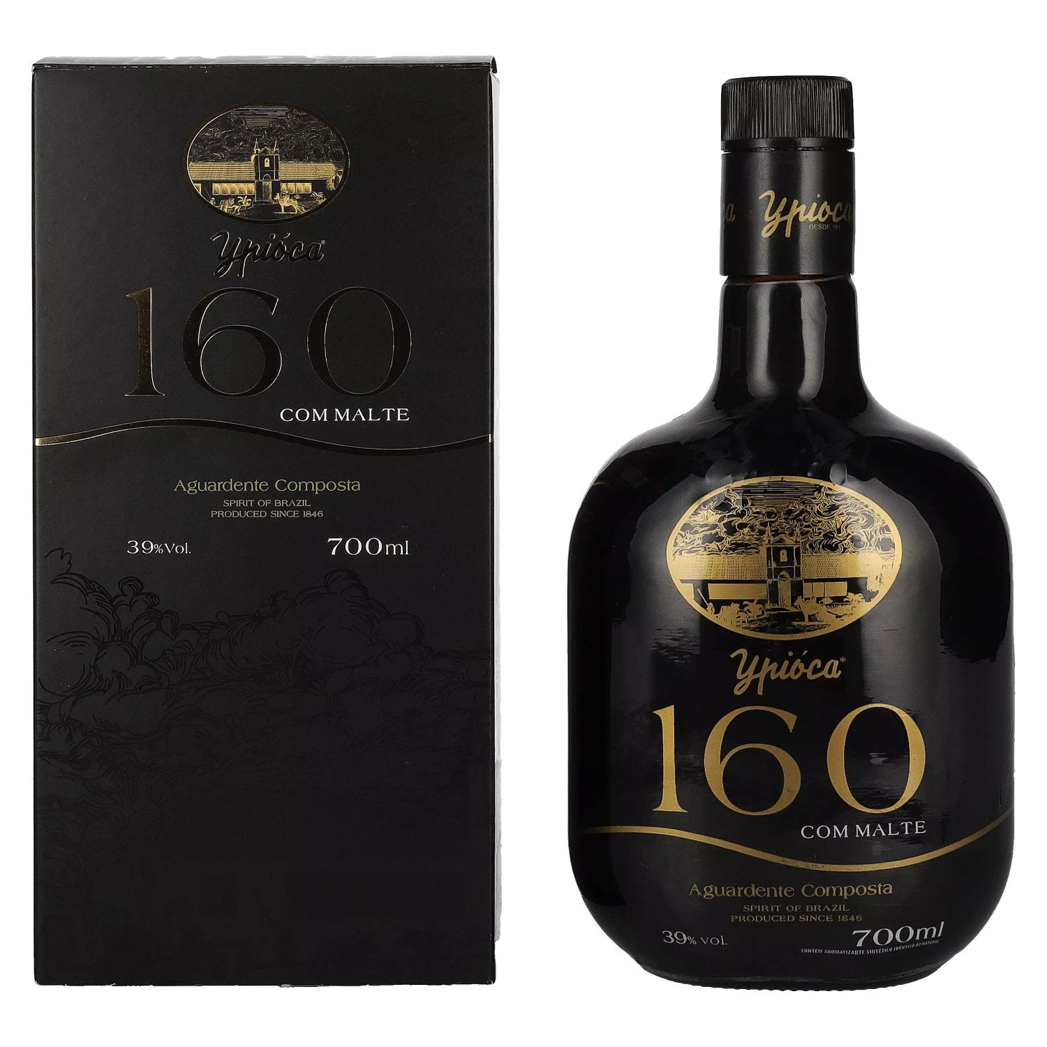 Ypioca 160 Aguardente Composta con Malte 39% Vol. 0,7l in Giftbox