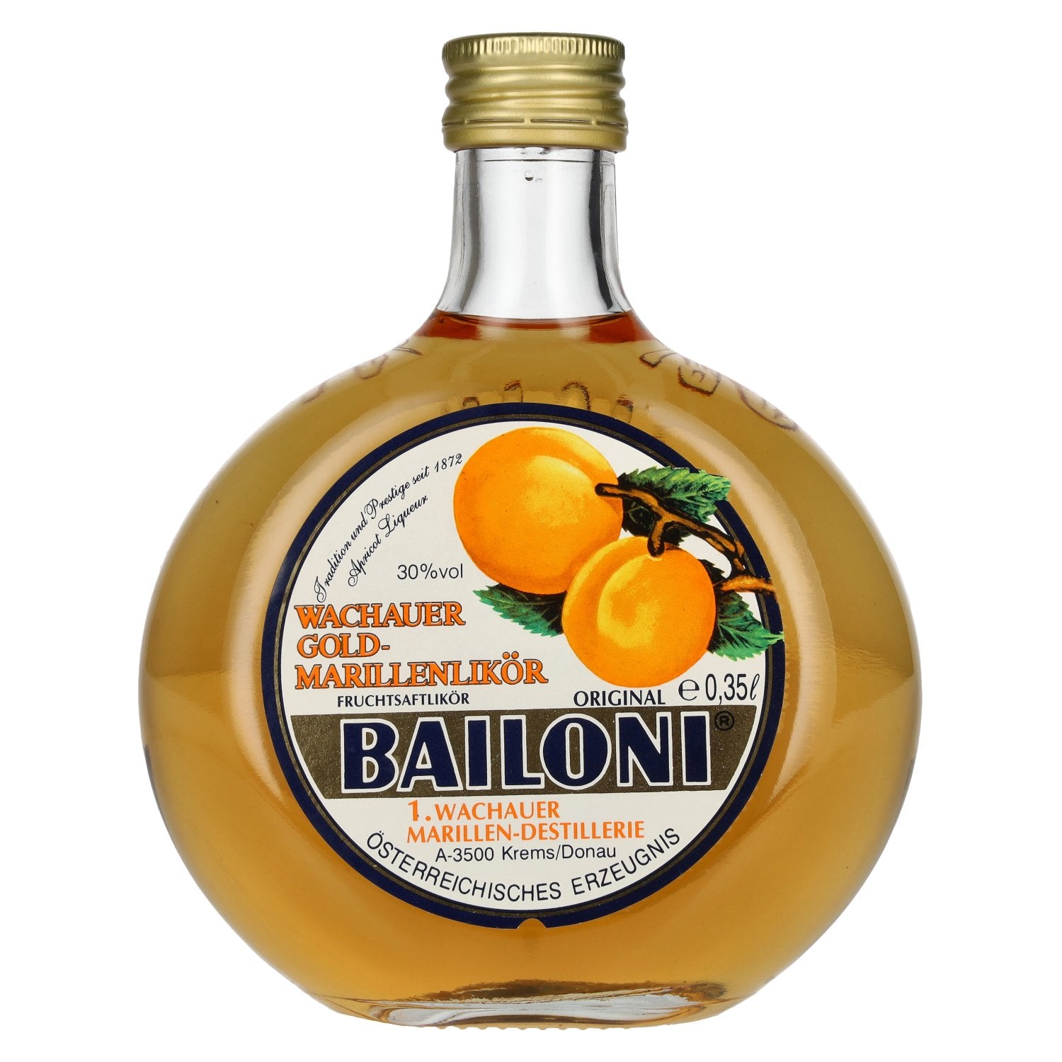 Bailoni Wachauer Gold-Marillenlikoer 30% Vol. 0,35l