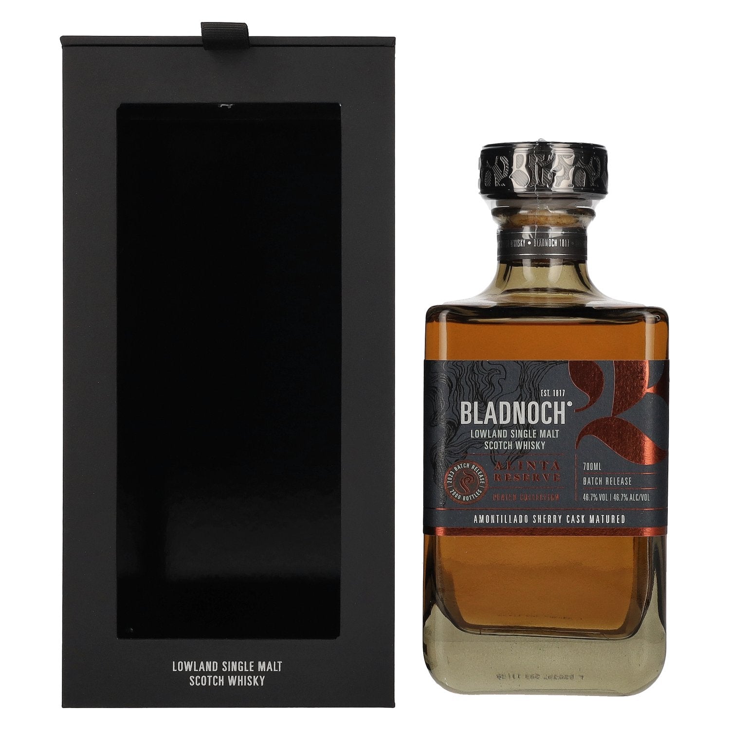 Bladnoch ALINTA RESERVE Lowland Single Malt Scotch Whisky 46,7% Vol. 0,7l in Giftbox