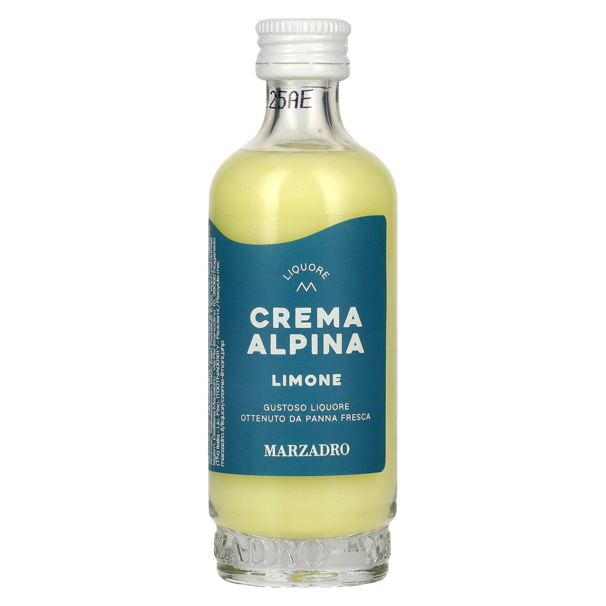 Marzadro Crema Alpina Limone Liquore 17% Vol. 0,05l