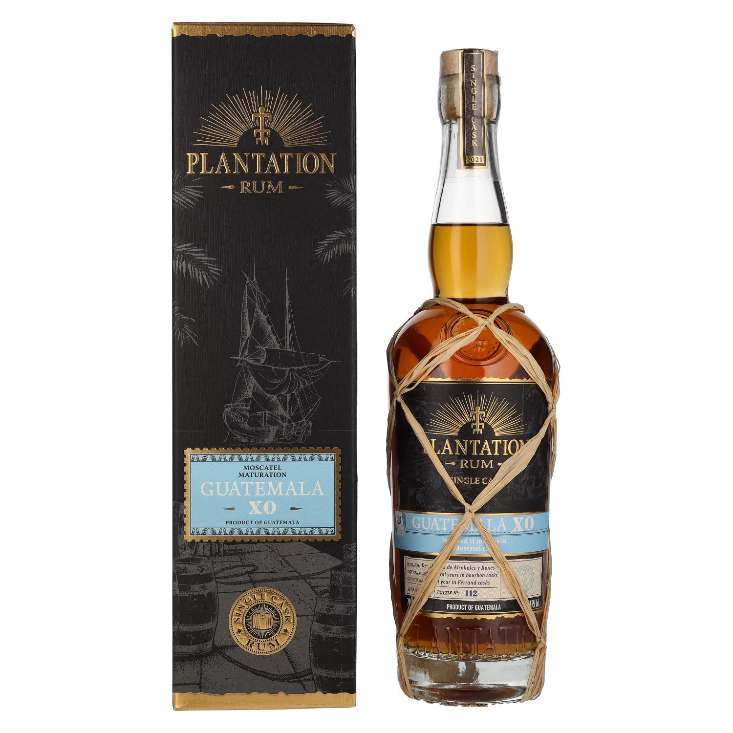 Plantation Rum GUATEMALA XO Moscatel Maturation Edition 2021 43,7% Vol. 0,7l in Giftbox
