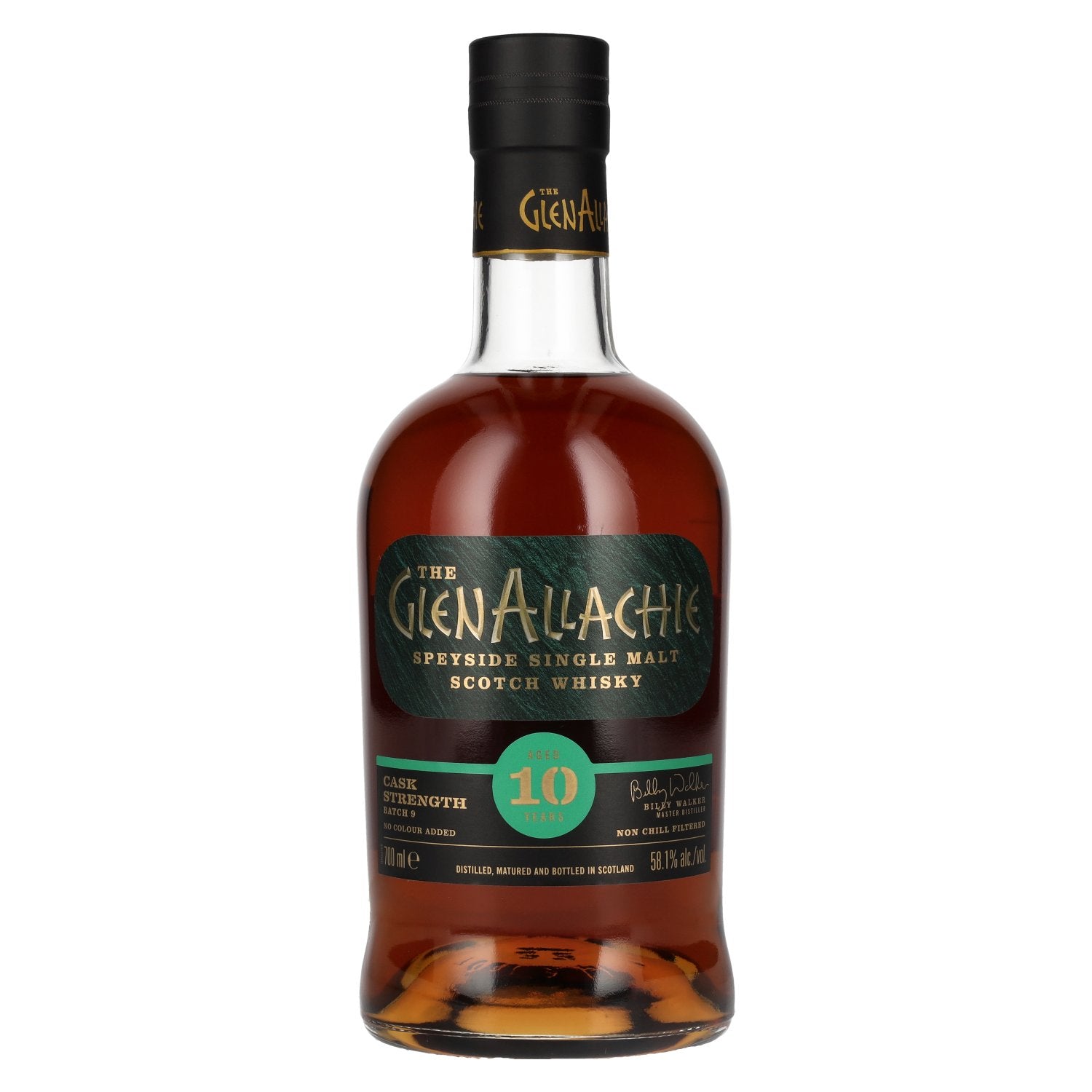 The GlenAllachie 10 Years Old CASK STRENGTH Batch 58,1% Vol. 0,7l