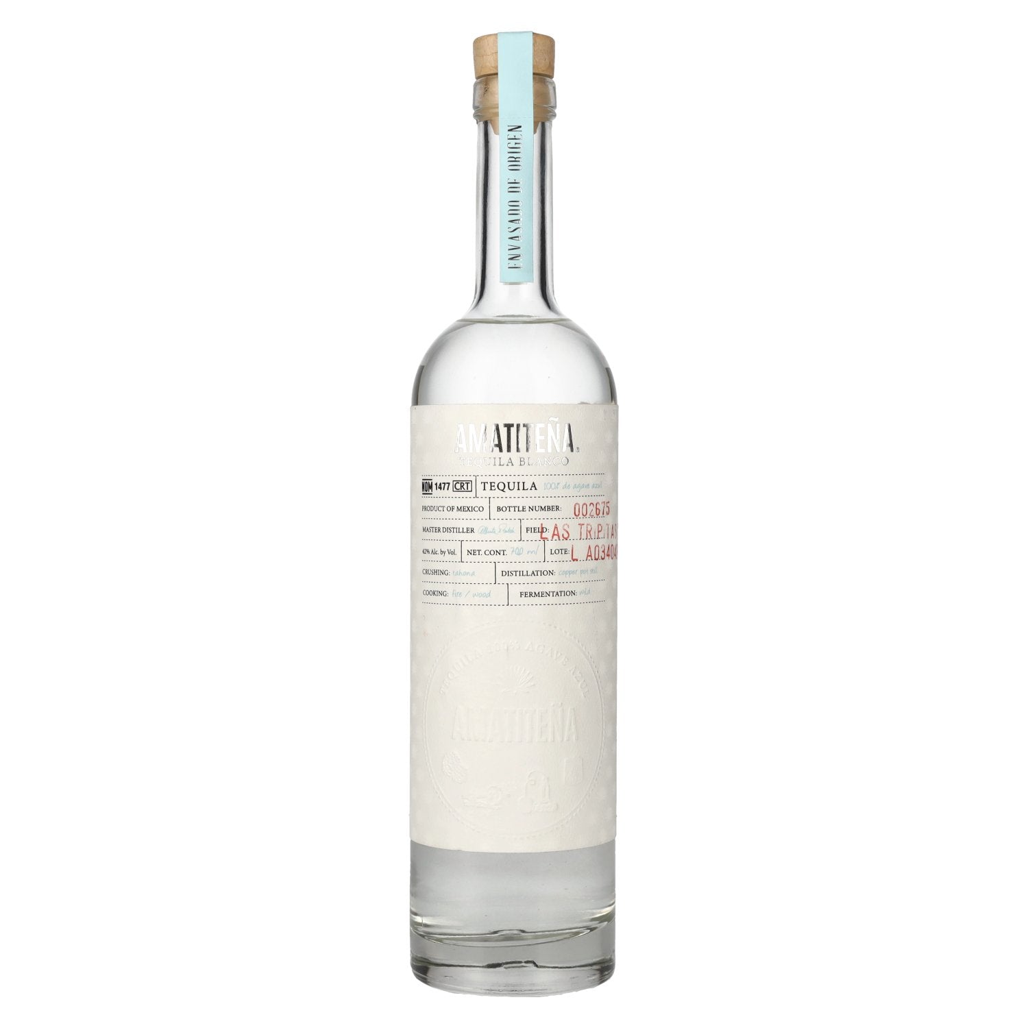 Amatitena Tequila Blanco 100% Puro de Agave 42% Vol. 0,7l