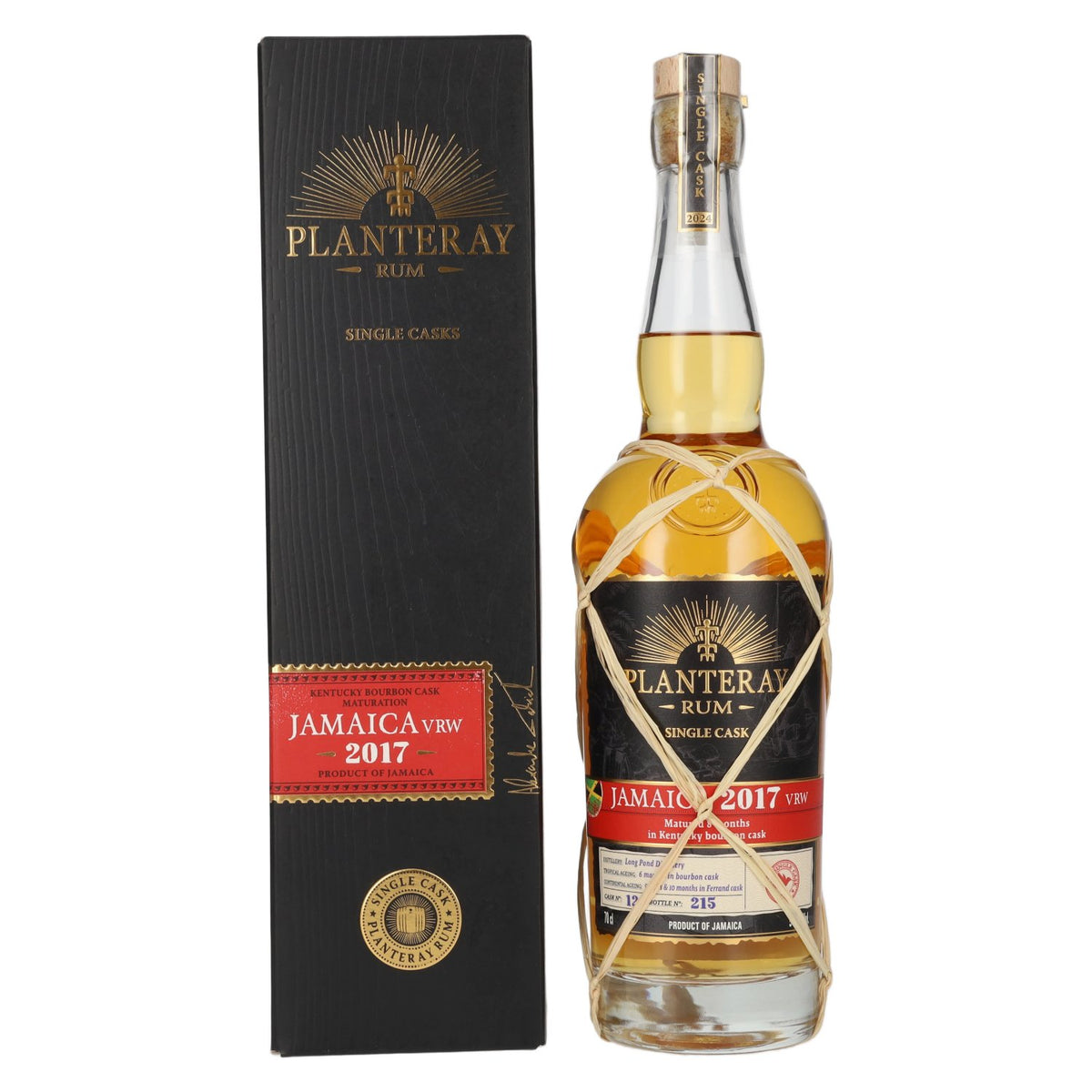 Planteray Rum JAMAICA VRW 2017 Kentucky Bourbon Cask Finish 51,8% Vol. 0,7l in Giftbox