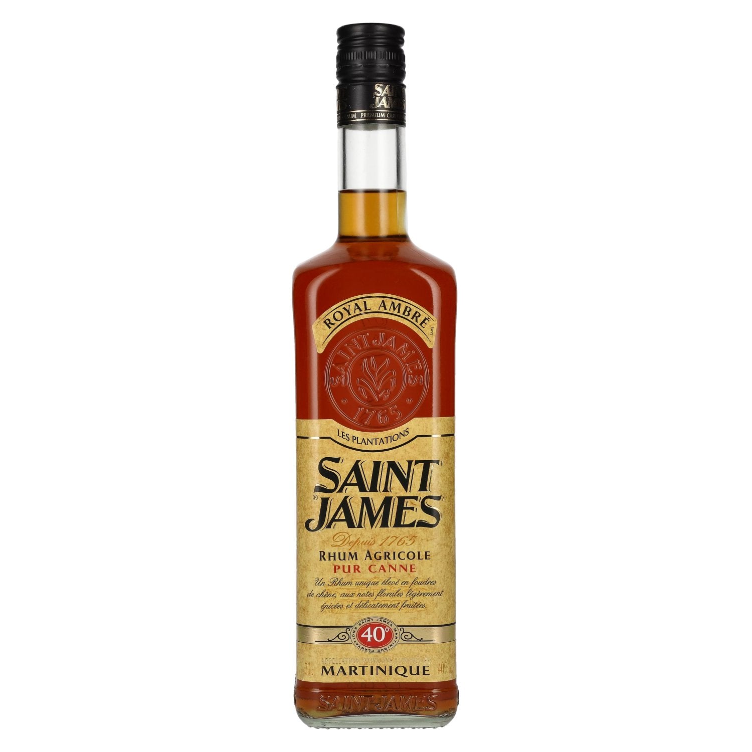 Saint James ROYAL AMBRE Rhum Agricole 40% Vol. 0,7l