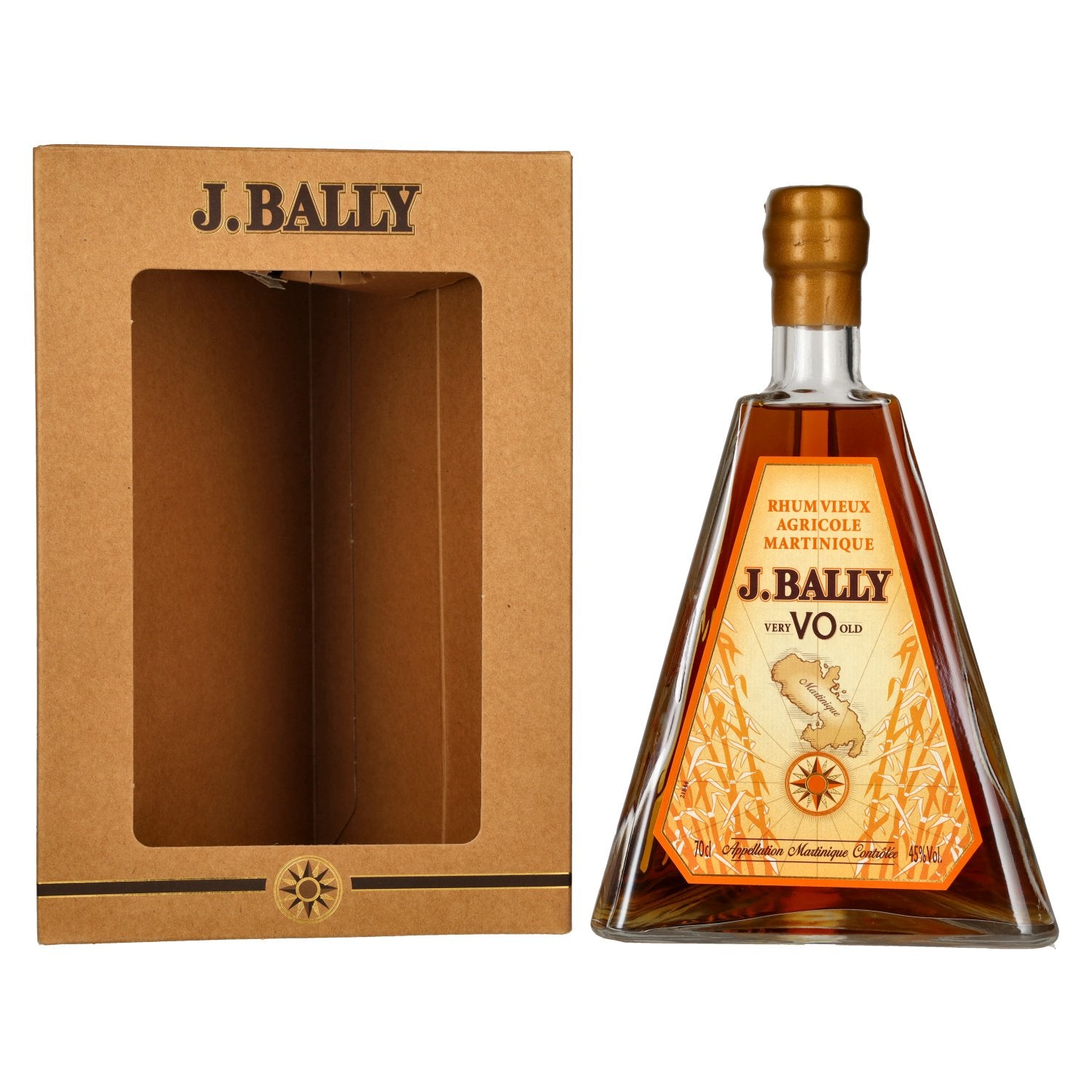 J. Bally Rhum Vieux Agricole Martinique VO 45% Vol. 0,7l in Giftbox
