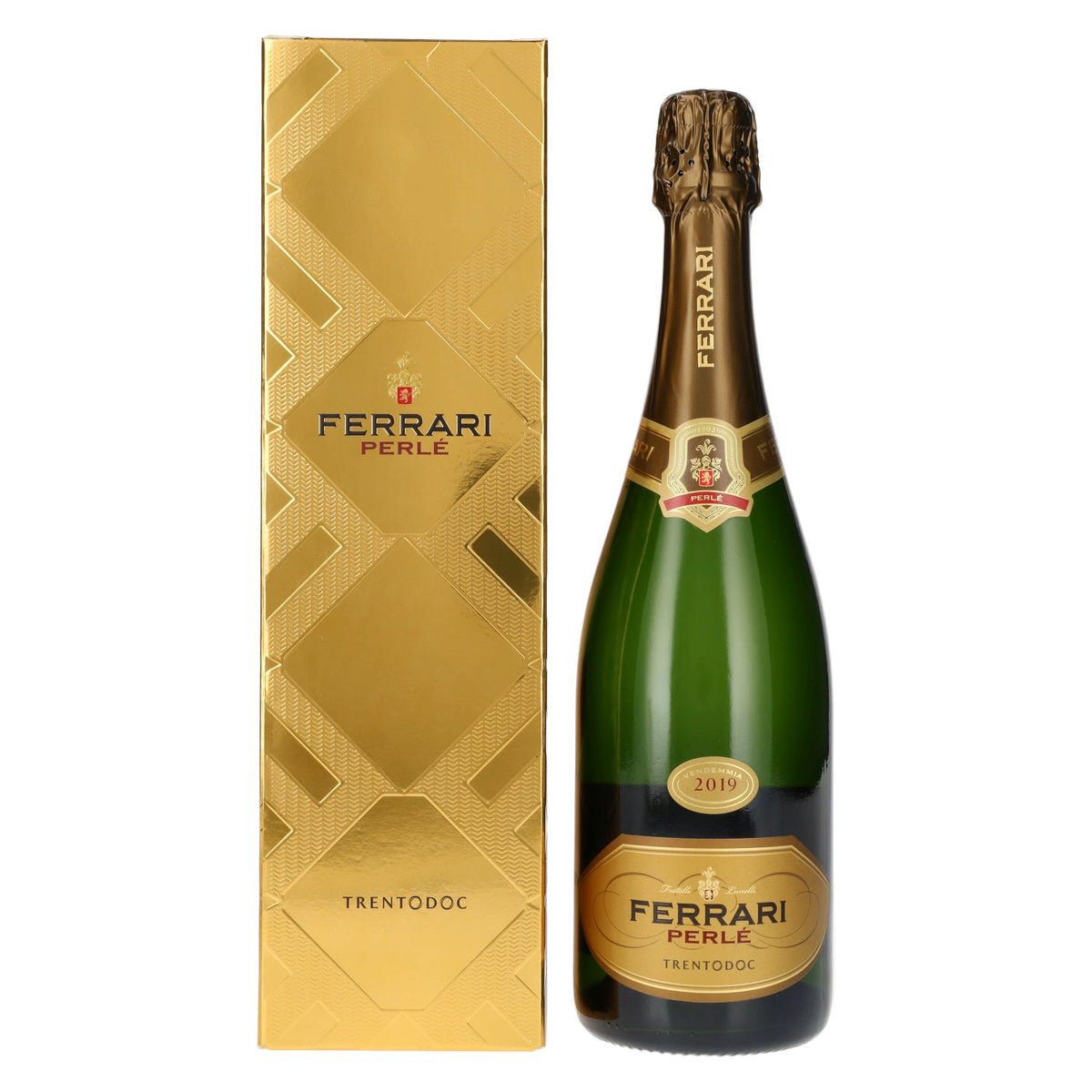 Ferrari PERLE Brut Millesimato DOC 2019 12,5% Vol. 0,75l in Giftbox