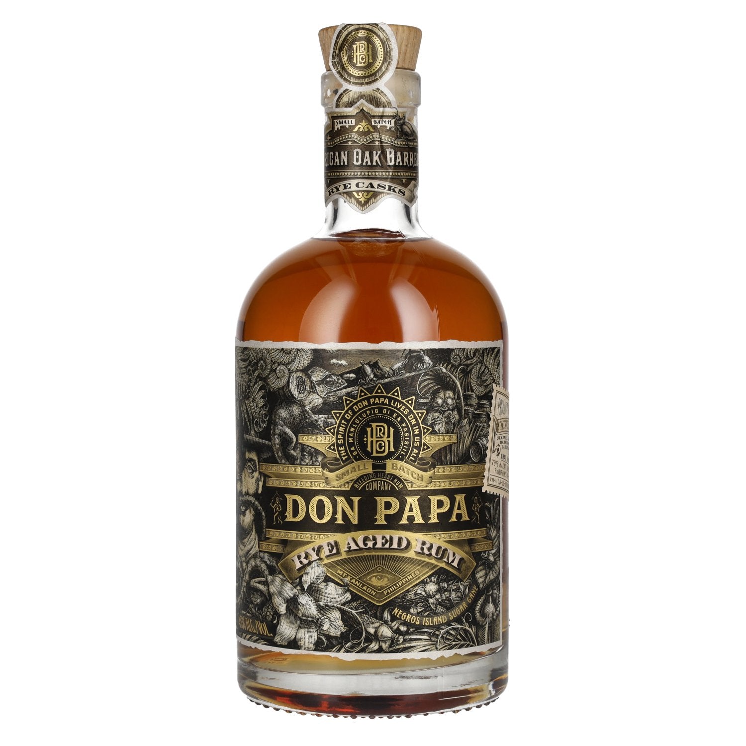 Don Papa Rum Rye Aged 45% Vol. 0,7l