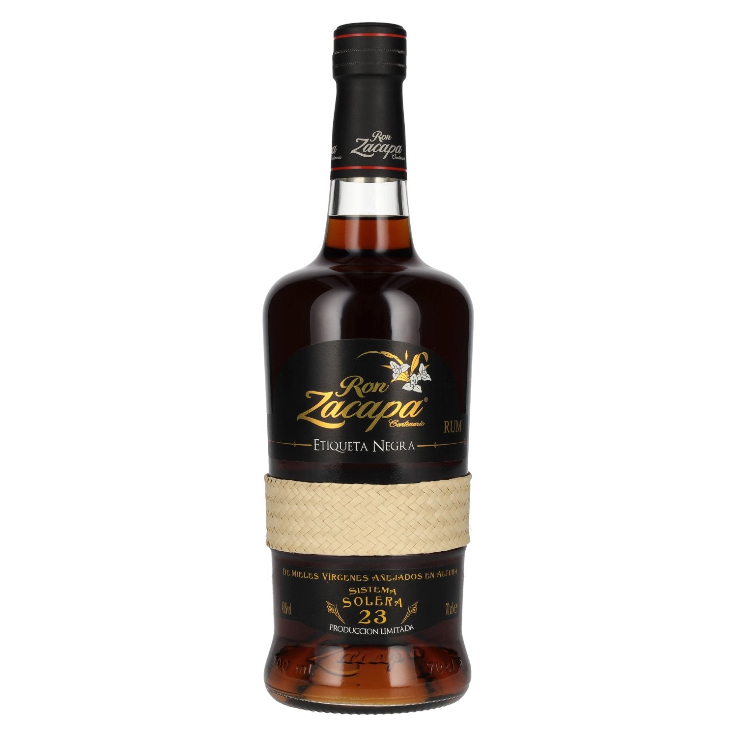 Ron Zacapa Centenario ETIQUETA NEGRA 23 Sistema Solera 43% Vol. 0,7l