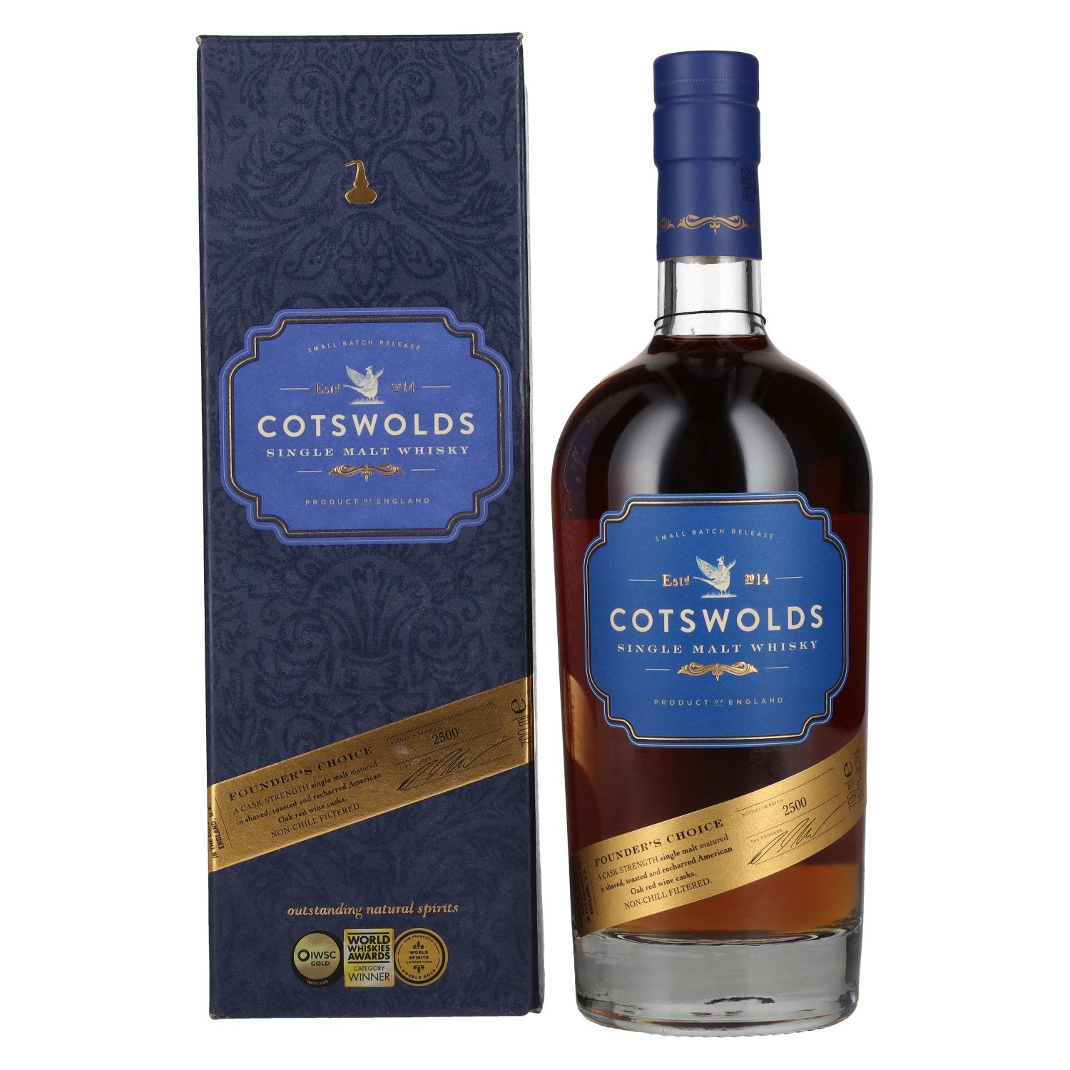 Cotswolds FOUNDER'S CHOICE Single Malt Whisky 59,1% Vol. 0,7l in Giftbox