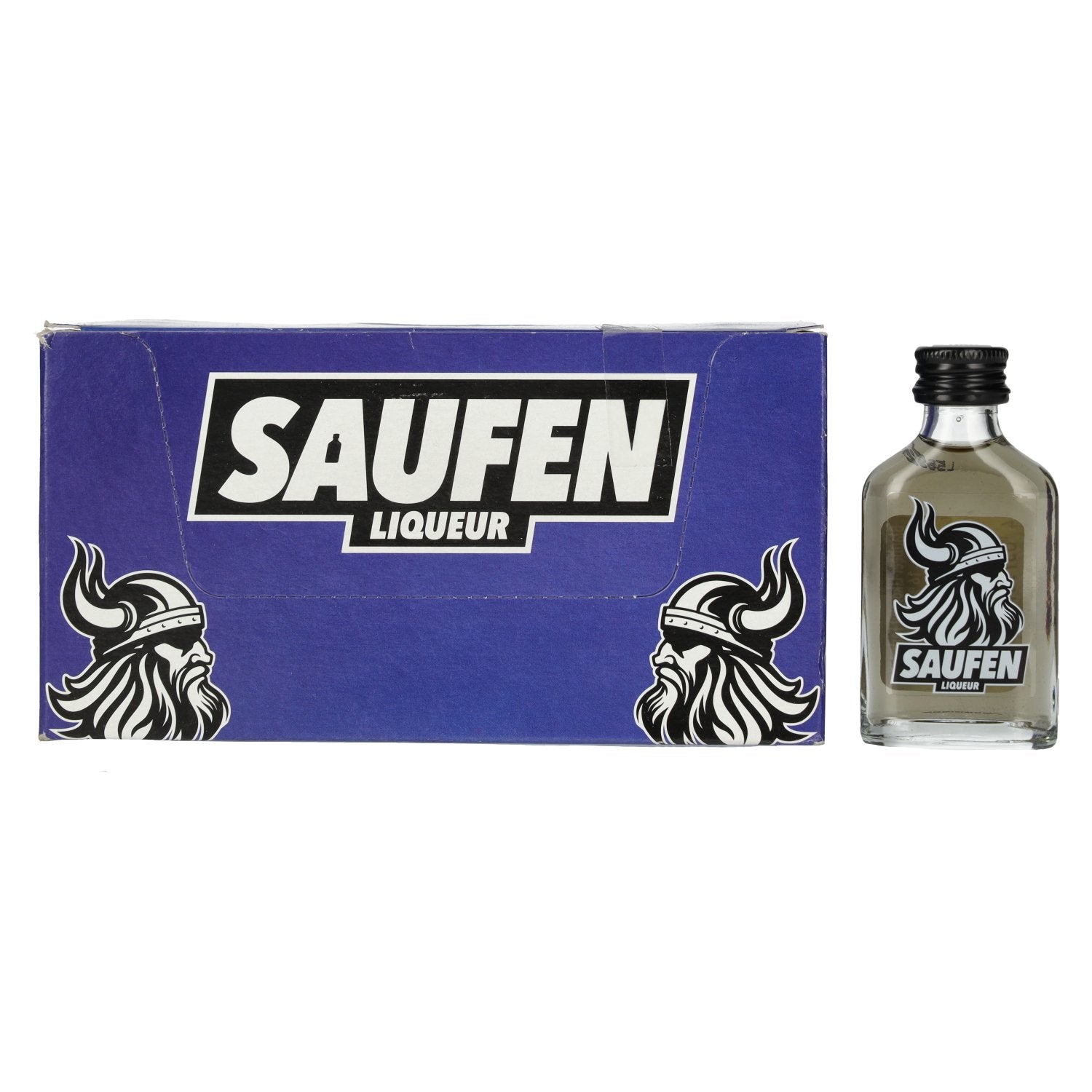 Saufen Liqueur Blaubeer-Likoer 16% Vol. 20x0,02l