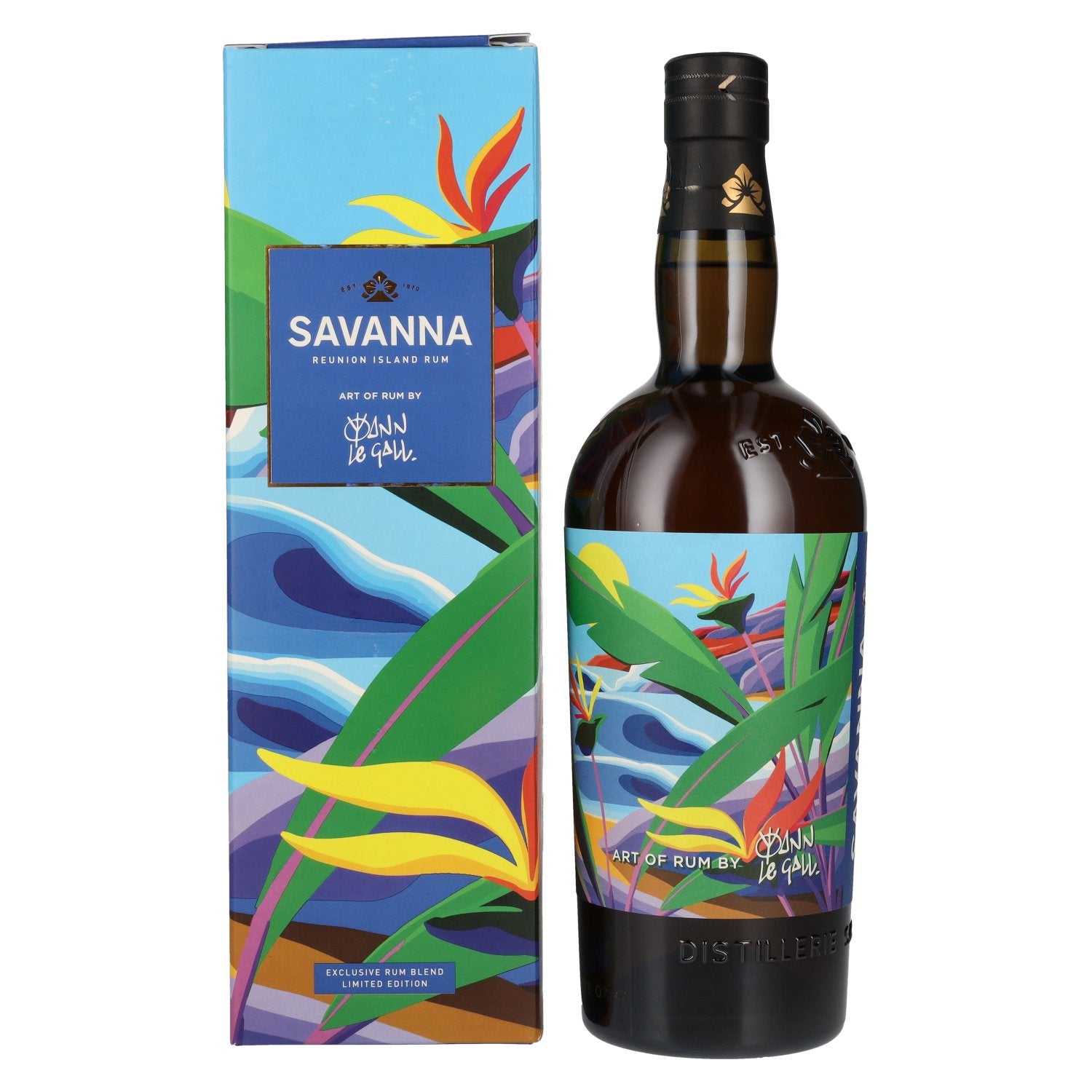 Savanna Art Of Rum YANN LE GALL Traditionnel Reunion Island Rum 54% Vol. 0,7l in Giftbox