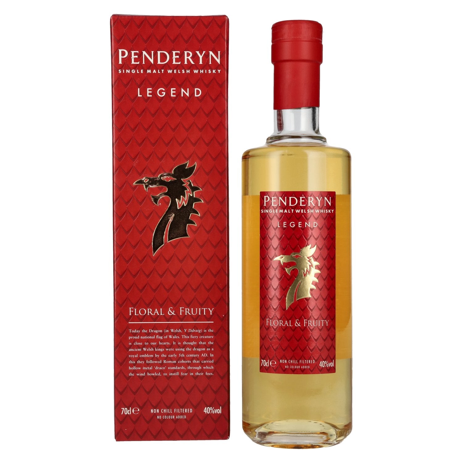 Penderyn LEGEND Single Malt Welsh Whiskey 40% Vol. 0,7l in Giftbox