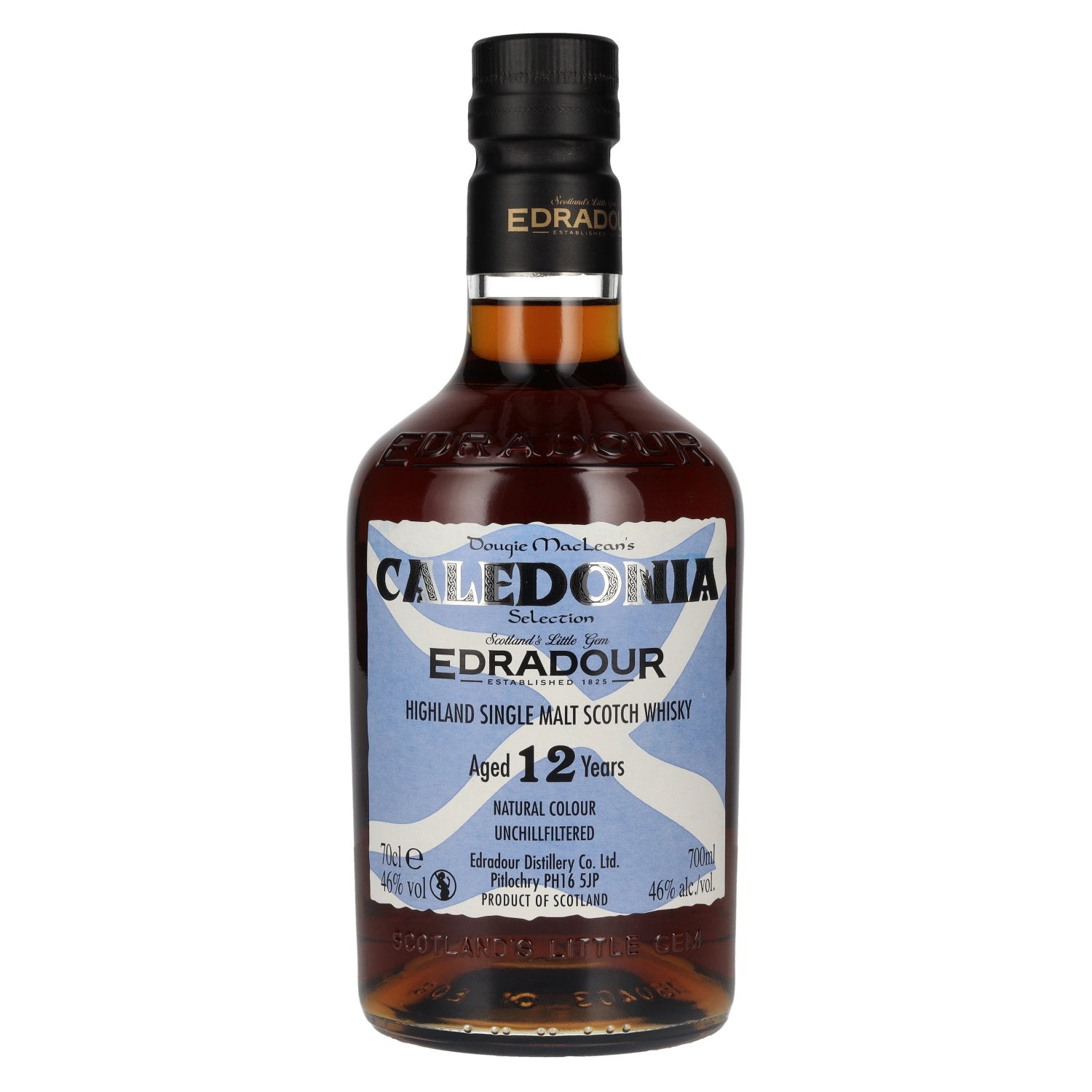 Edradour CALEDONIA 12 Years Old Highland Single Malt Scotch Whisky 46% Vol. 0,7l