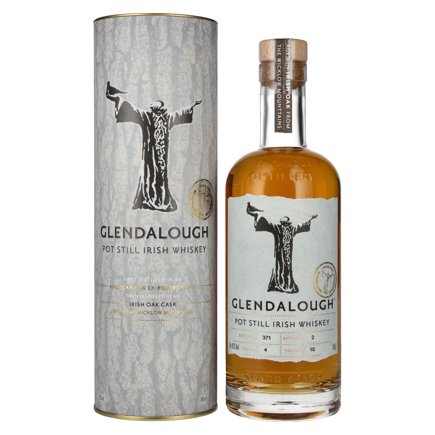 Glendalough Pot Still Irish Whiskey Batch 2 43% Vol. 0,7l in Giftbox