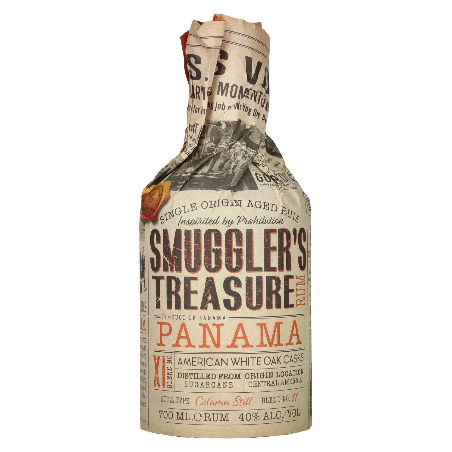 Smuggler's Treasure PANAMA Single Origin Aged Rum 40% Vol. 0,7l