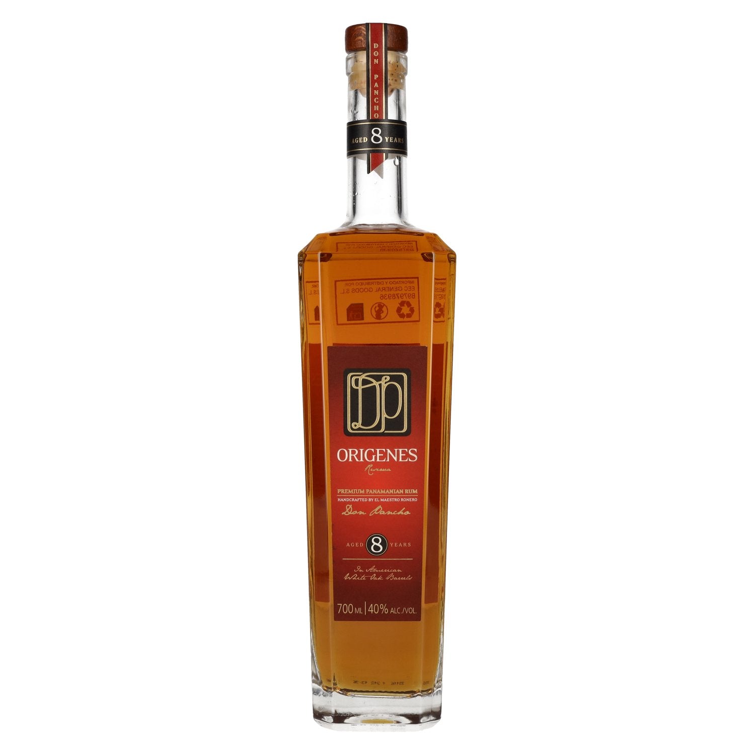 Don Pancho ORIGINES 8 Years Old Premium Panama Rum 40% Vol. 0,7l