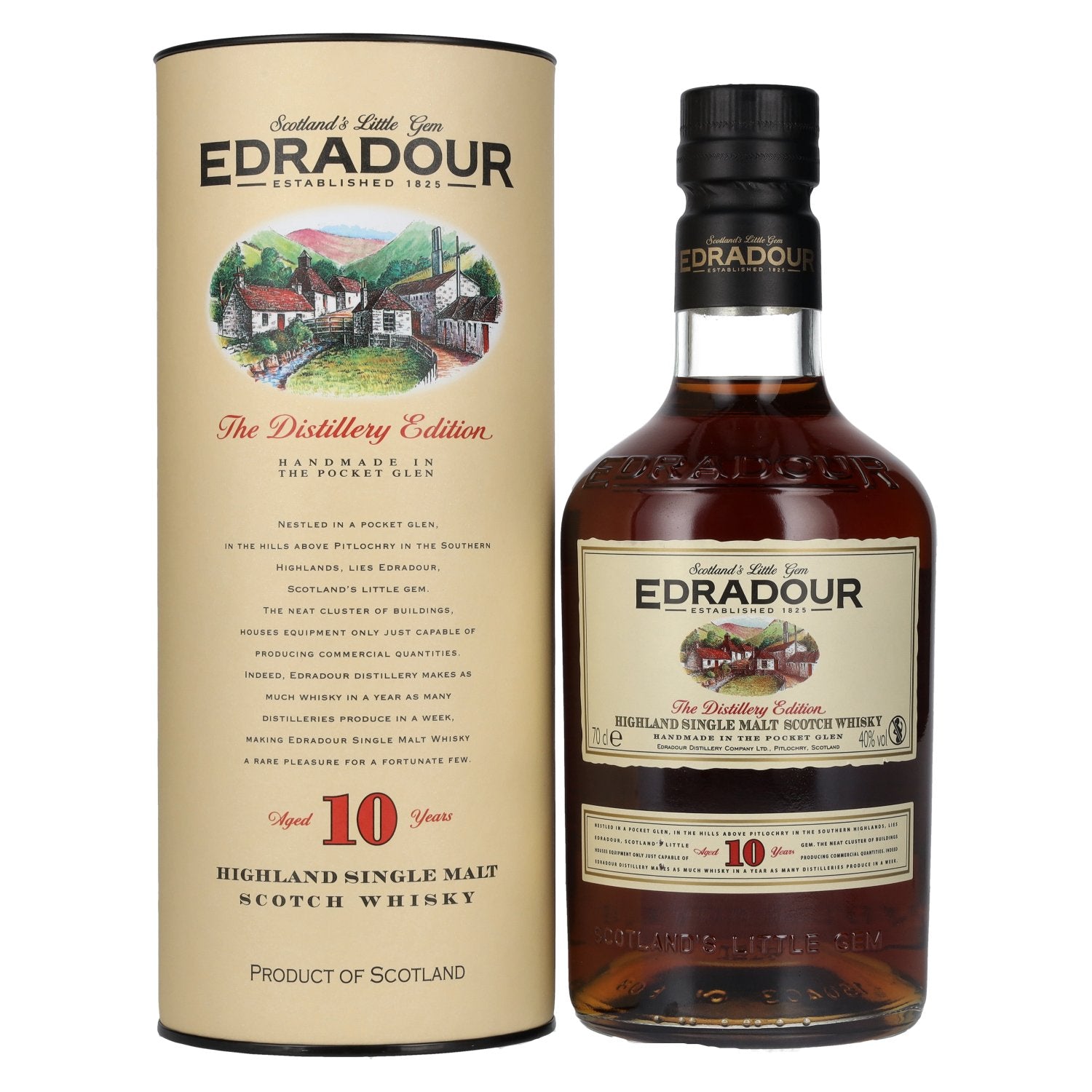 Edradour 10 Years Old 40% Vol. 0,7l in Giftbox