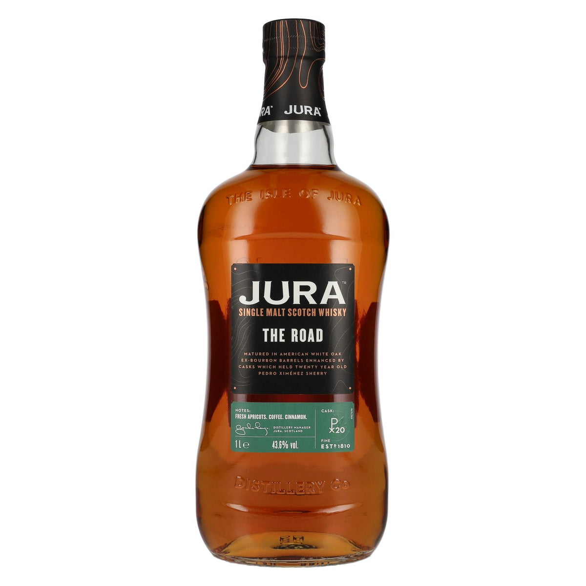 Jura THE ROAD Single Malt Scotch Whisky 43,6% Vol. 1l