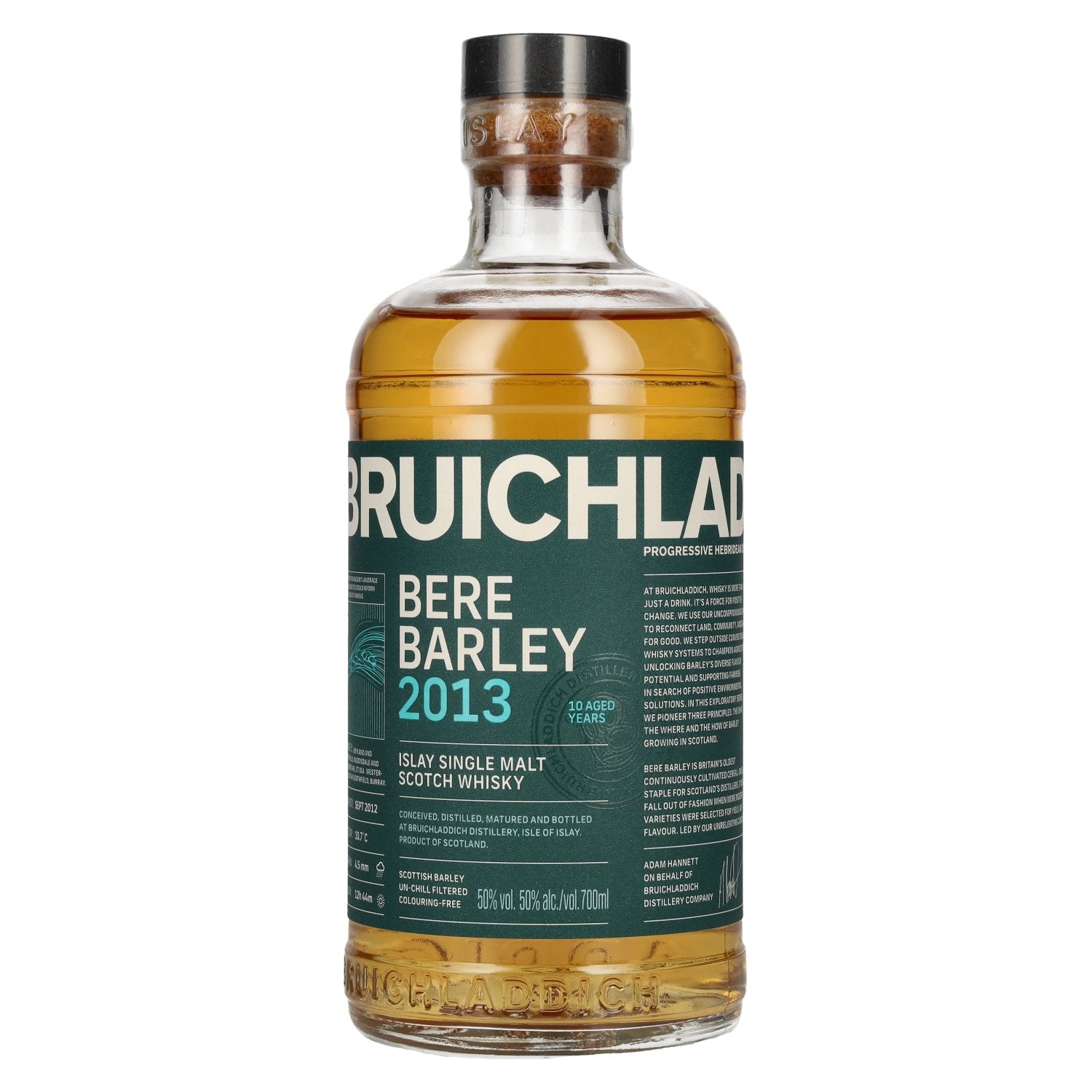 Bruichladdich BERE BARLEY 10 Years Old 2013 50% Vol. 0,7l