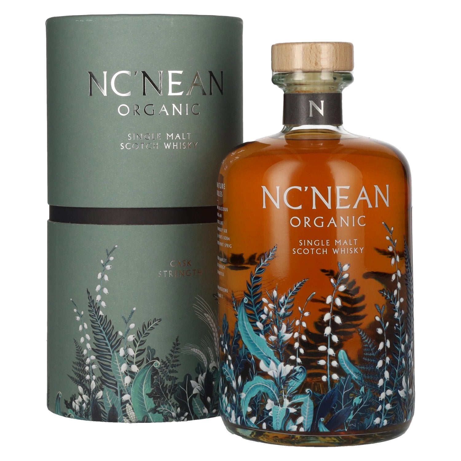NC'NEAN ORGANIC Cask Strength Single Malt Scotch Whisky Batch MN21 59% Vol. 0,7l in Giftbox