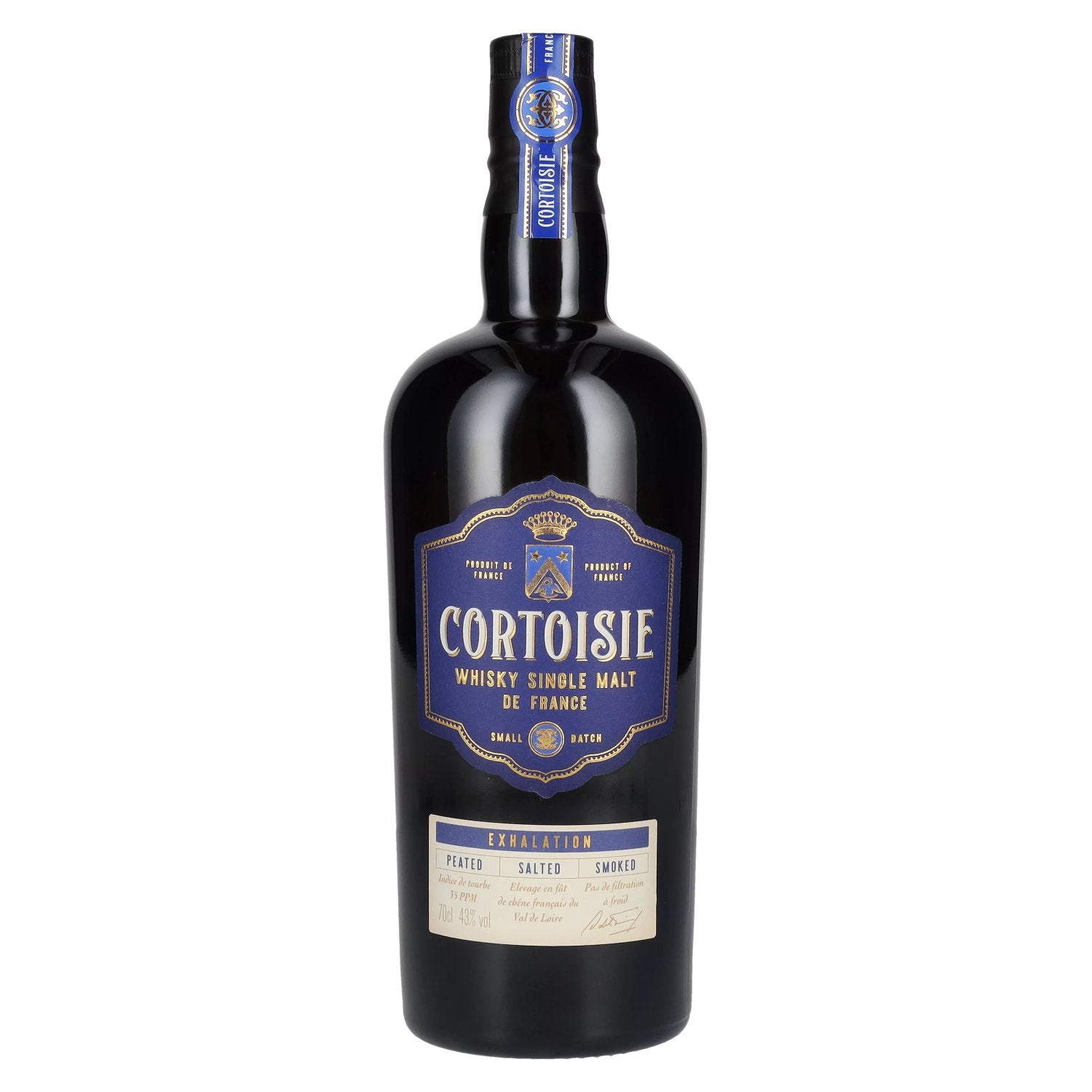 Cortoisie EXHALATION Whisky Single Malt de France 43% Vol. 0,7l in Giftbox