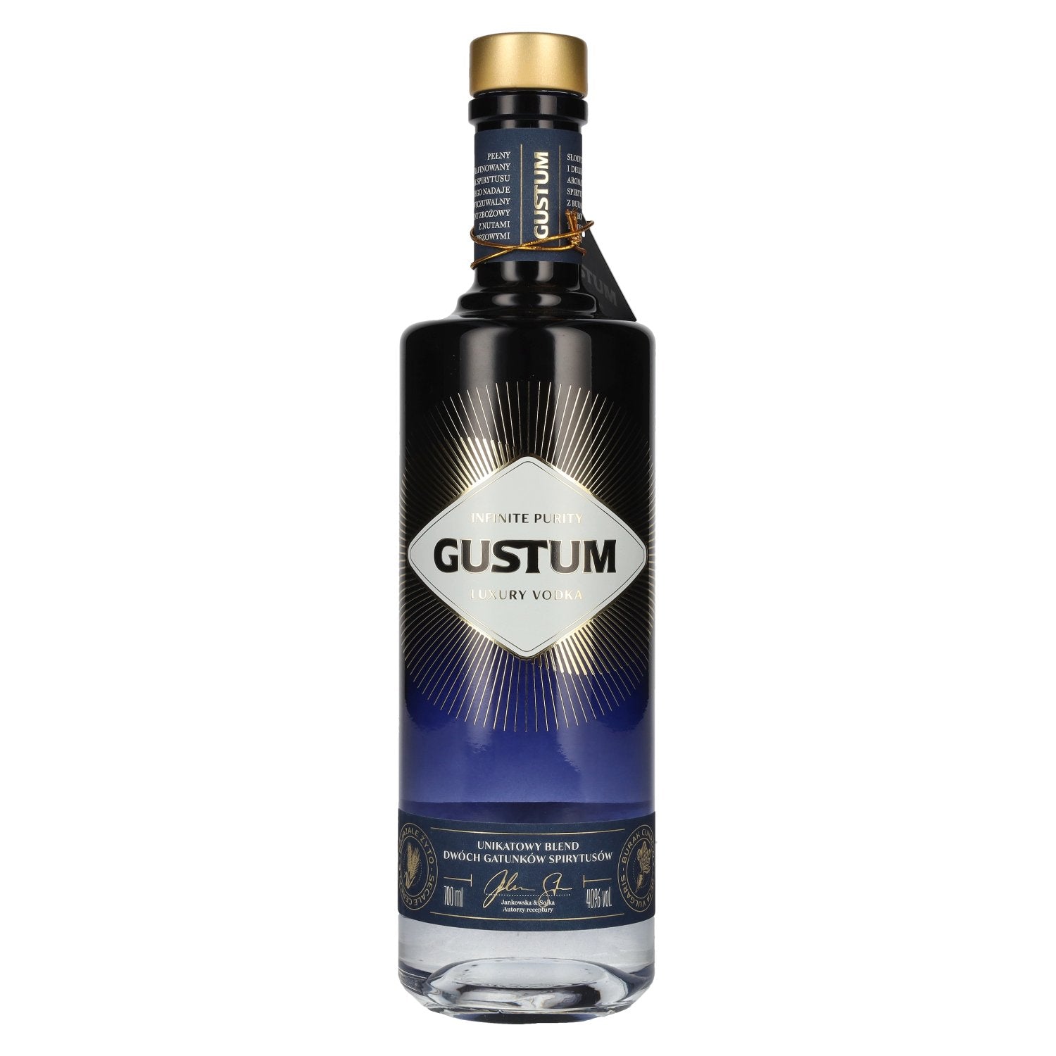 Gustum Luxury Infinite Purity Vodka 40% Vol. 0,7l
