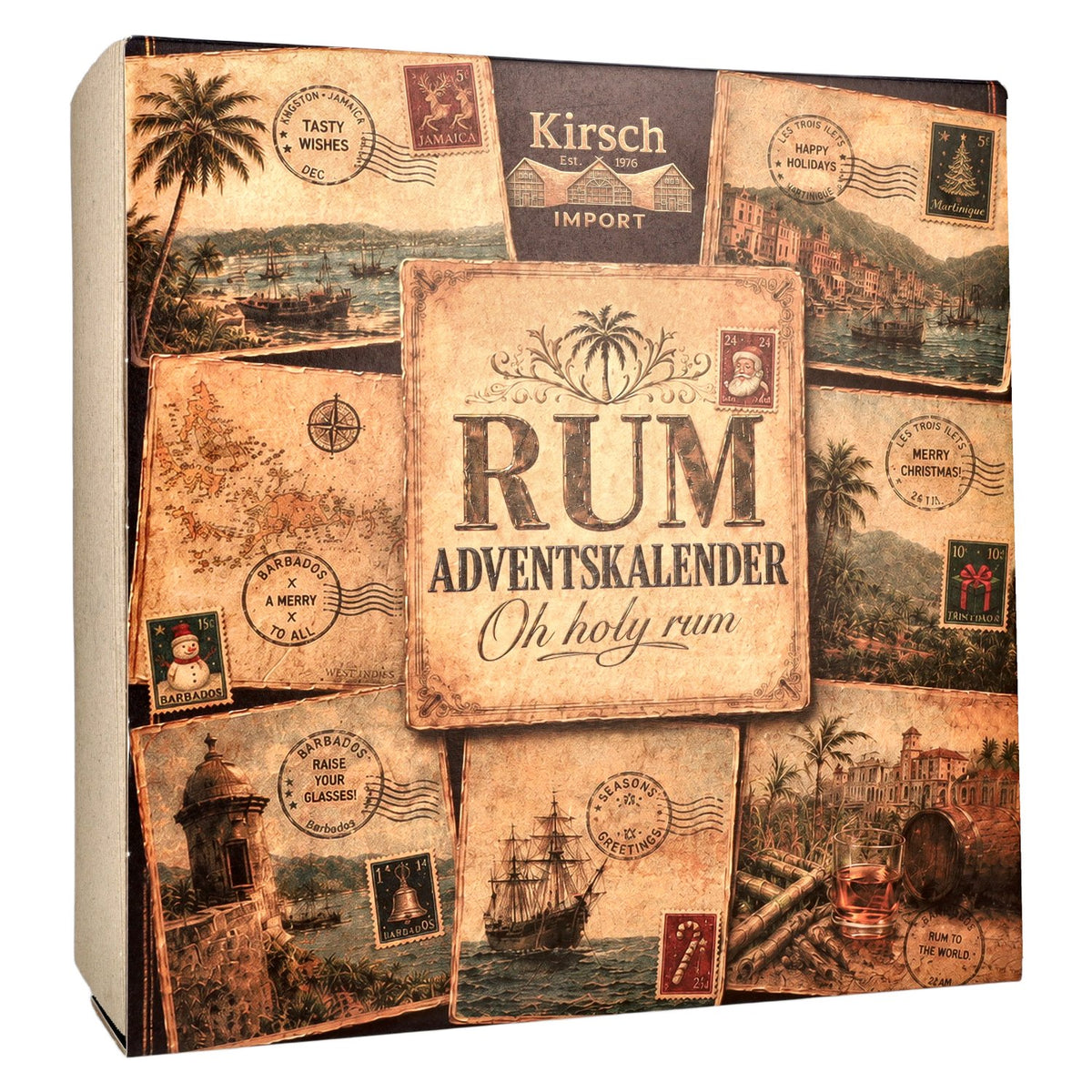 OH HOLY Rum Adventskalender 2026 44,8% Vol. 24x0,02l