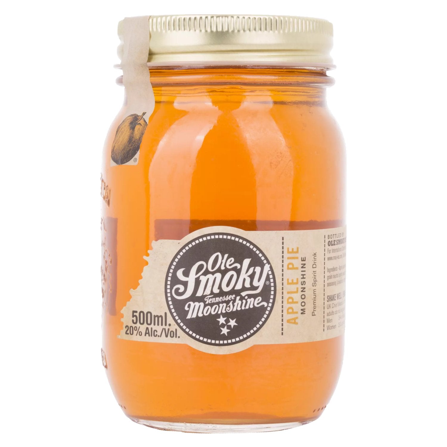 Ole Smoky Tennessee Moonshine APPLE PIE 20% Vol. 0,5l