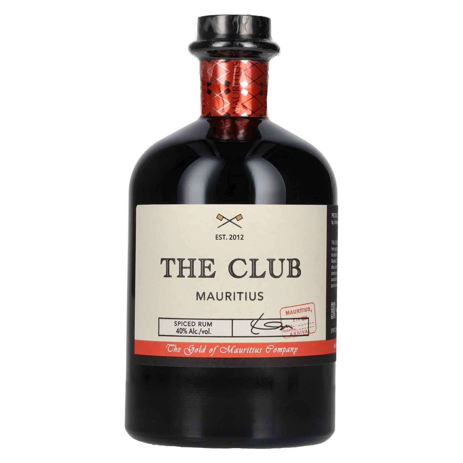 The Club Mauritius Spiced Rum 40% Vol. 0,7l