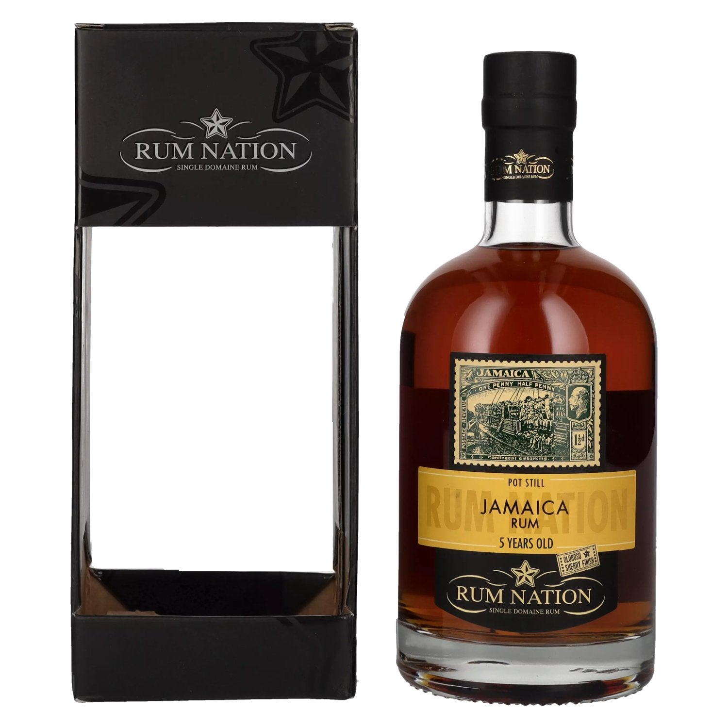 Rum Nation Jamaica 5 Years Old Pot Still Rum 50% Vol. 0,7l in Giftbox