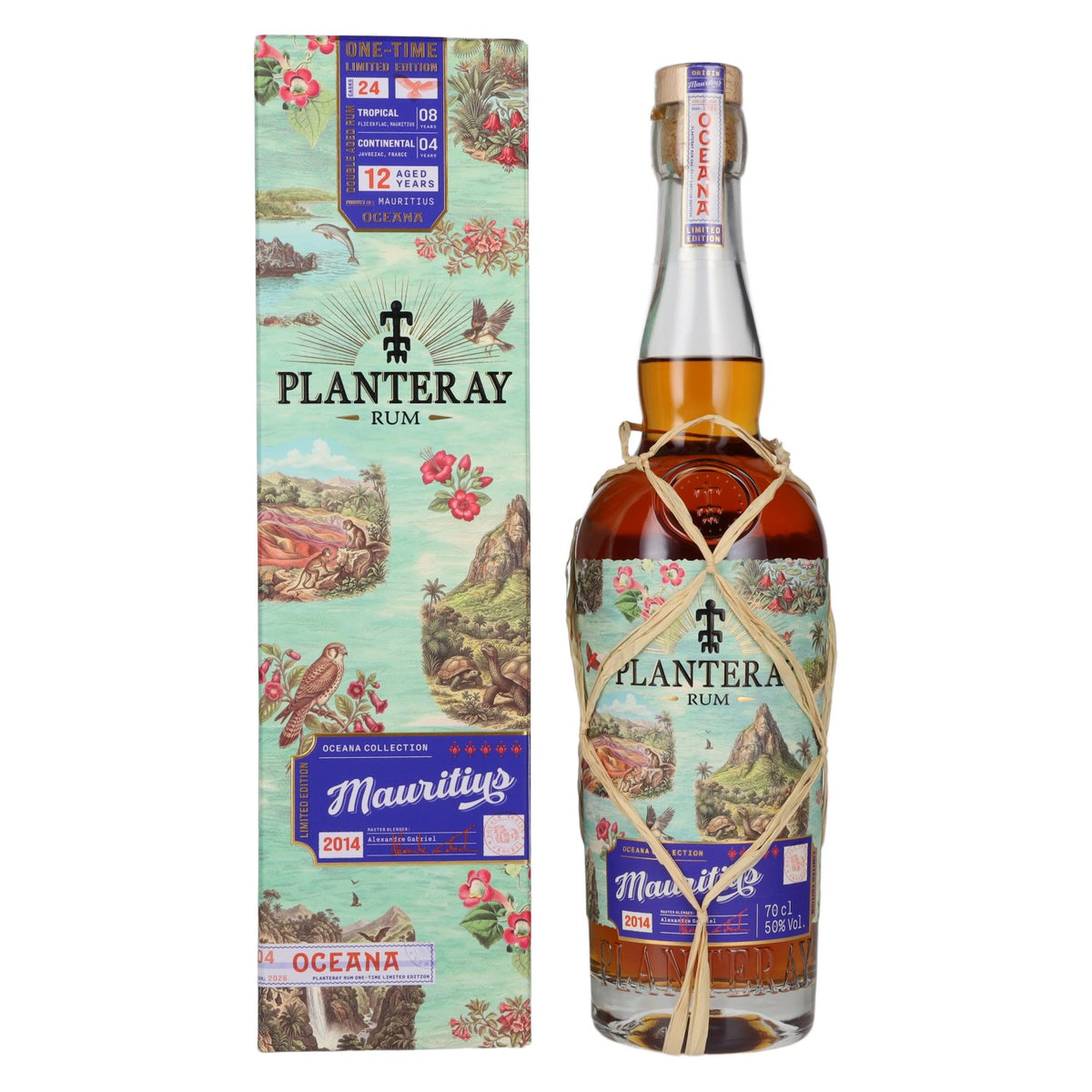 Planteray Rum MAURITIUS ONE-TIME Oceana Collection Limited Edition 2014 50% Vol. 0,7l in Giftbox