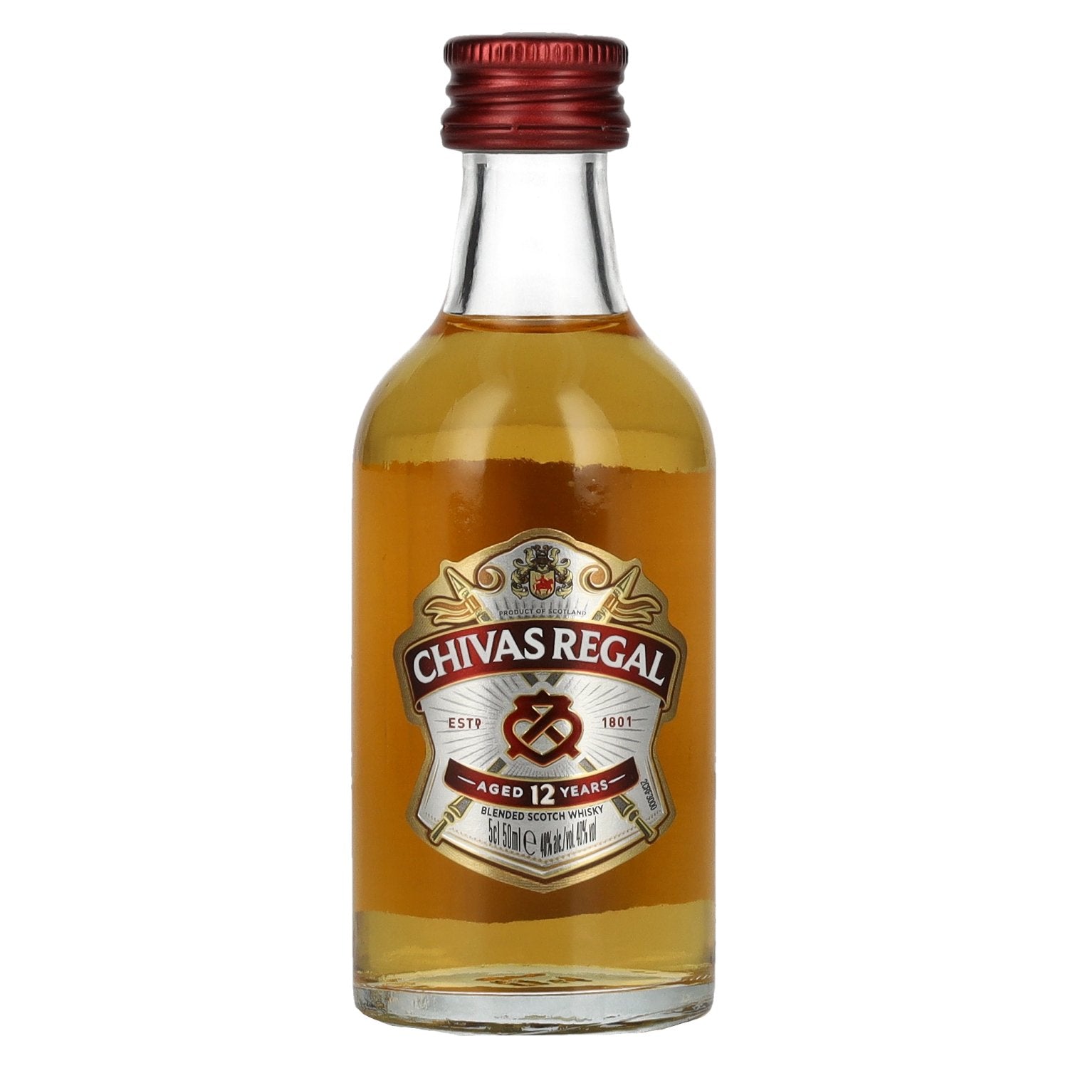 Chivas Regal 12 Years Old Blended Scotch Whisky 40% Vol. 0,05l