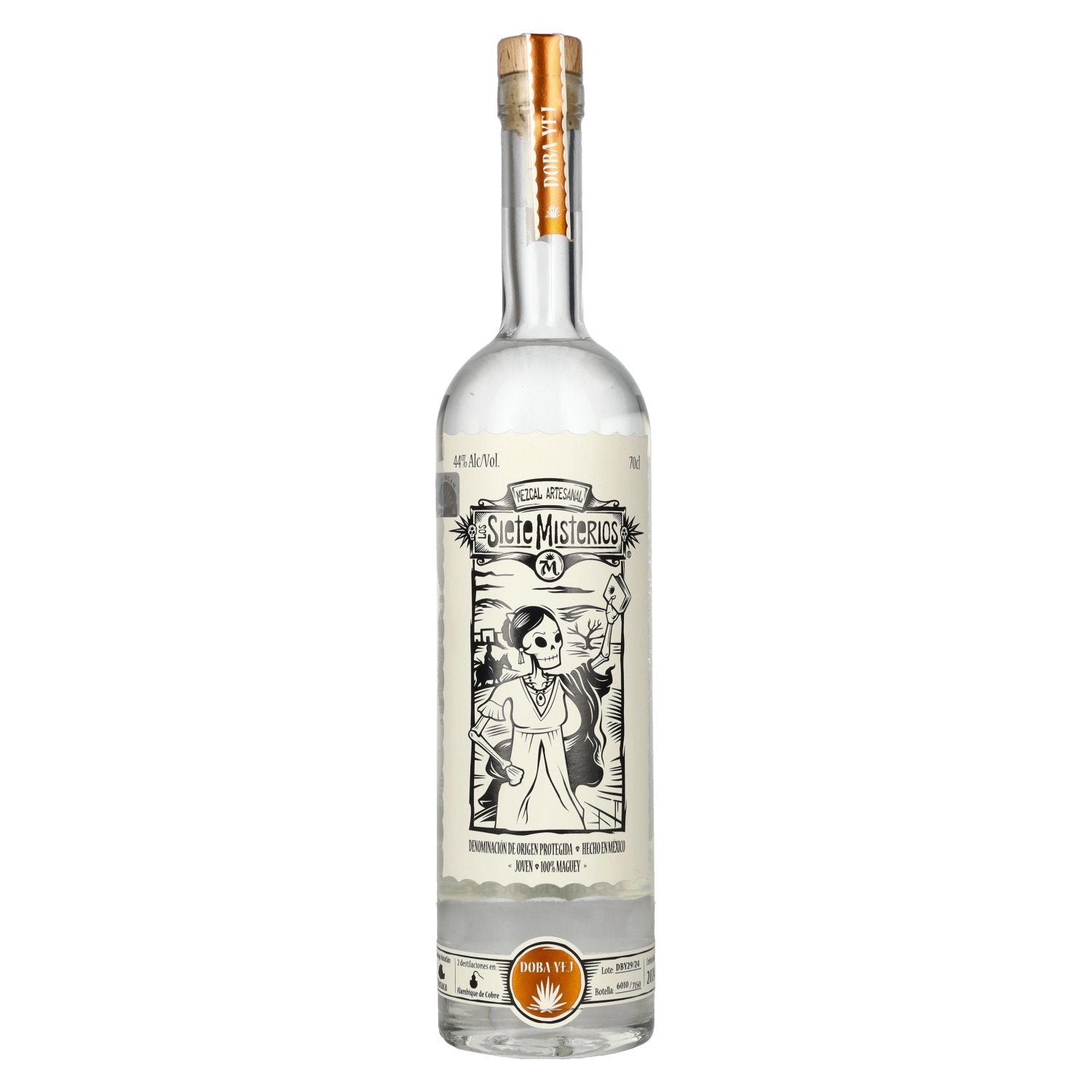 Los Siete Misterios DOBA-YEJ Mezcal Artesanal DOP 2024 44% Vol. 0,7l
