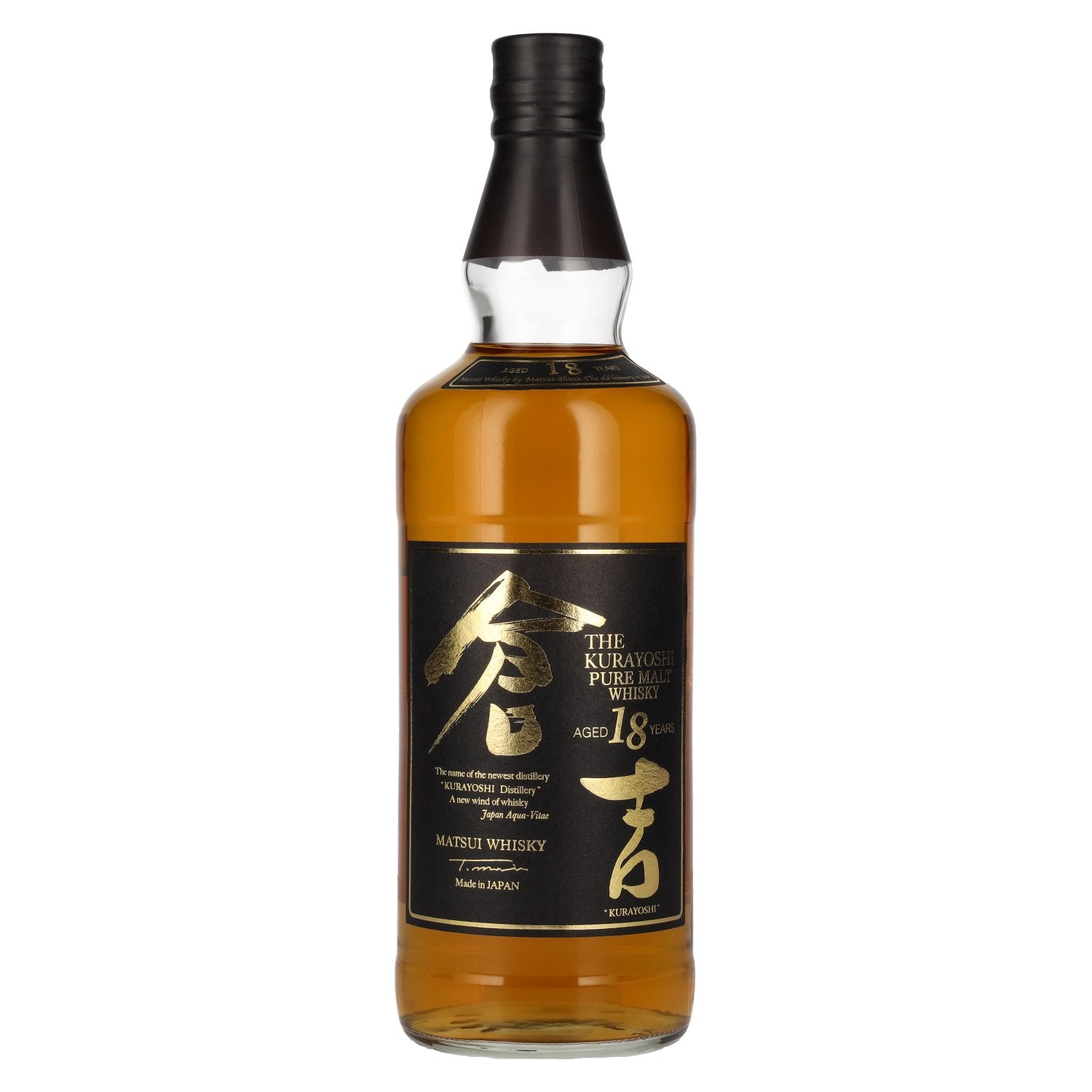 Matsui Whisky THE KURAYOSHI 18 Years Old Pure Malt Whisky 50% Vol. 0,7l