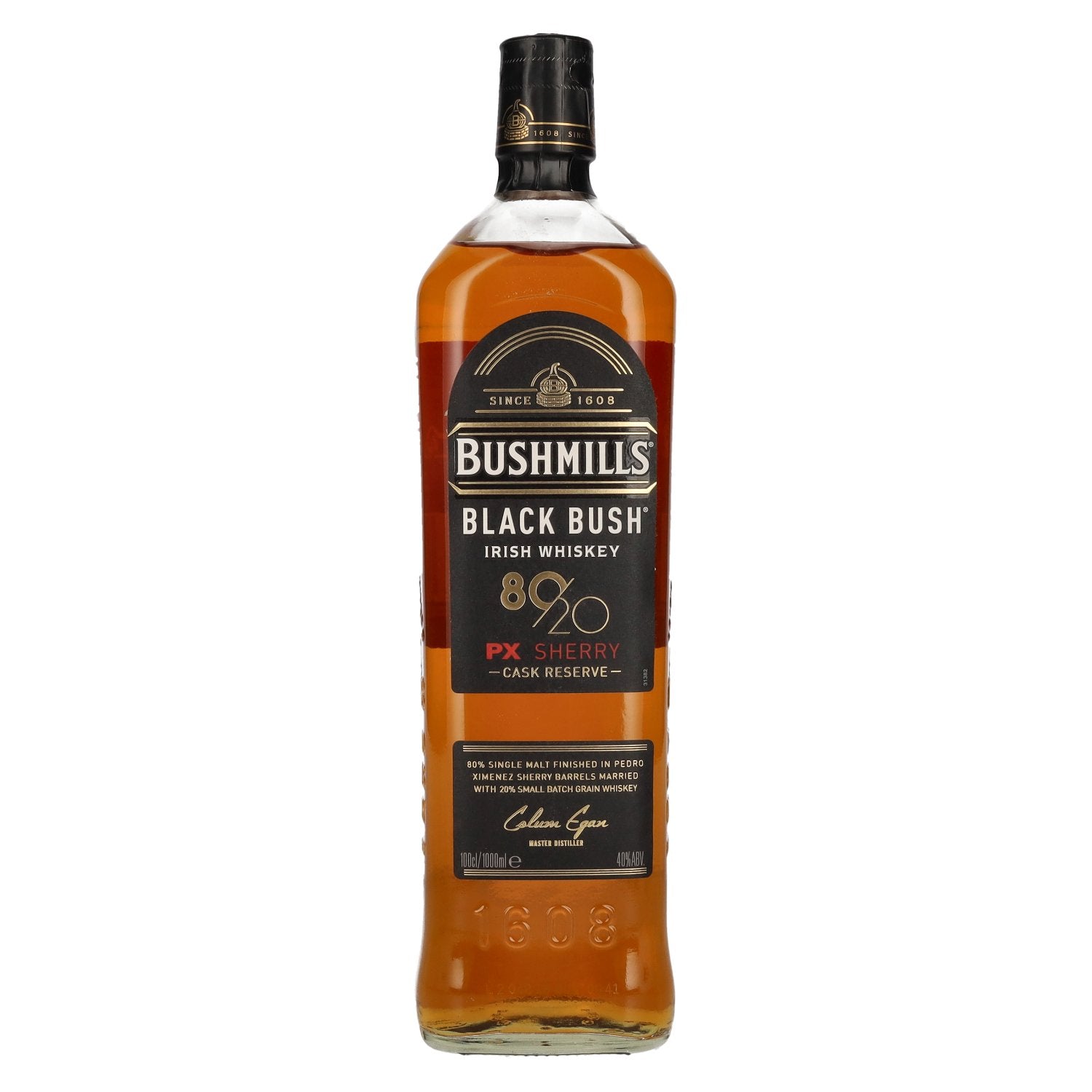 Bushmills BLACK BUSH 80/20 PX Sherry Cask Reserve Irish Whiskey 40% Vol. 1l