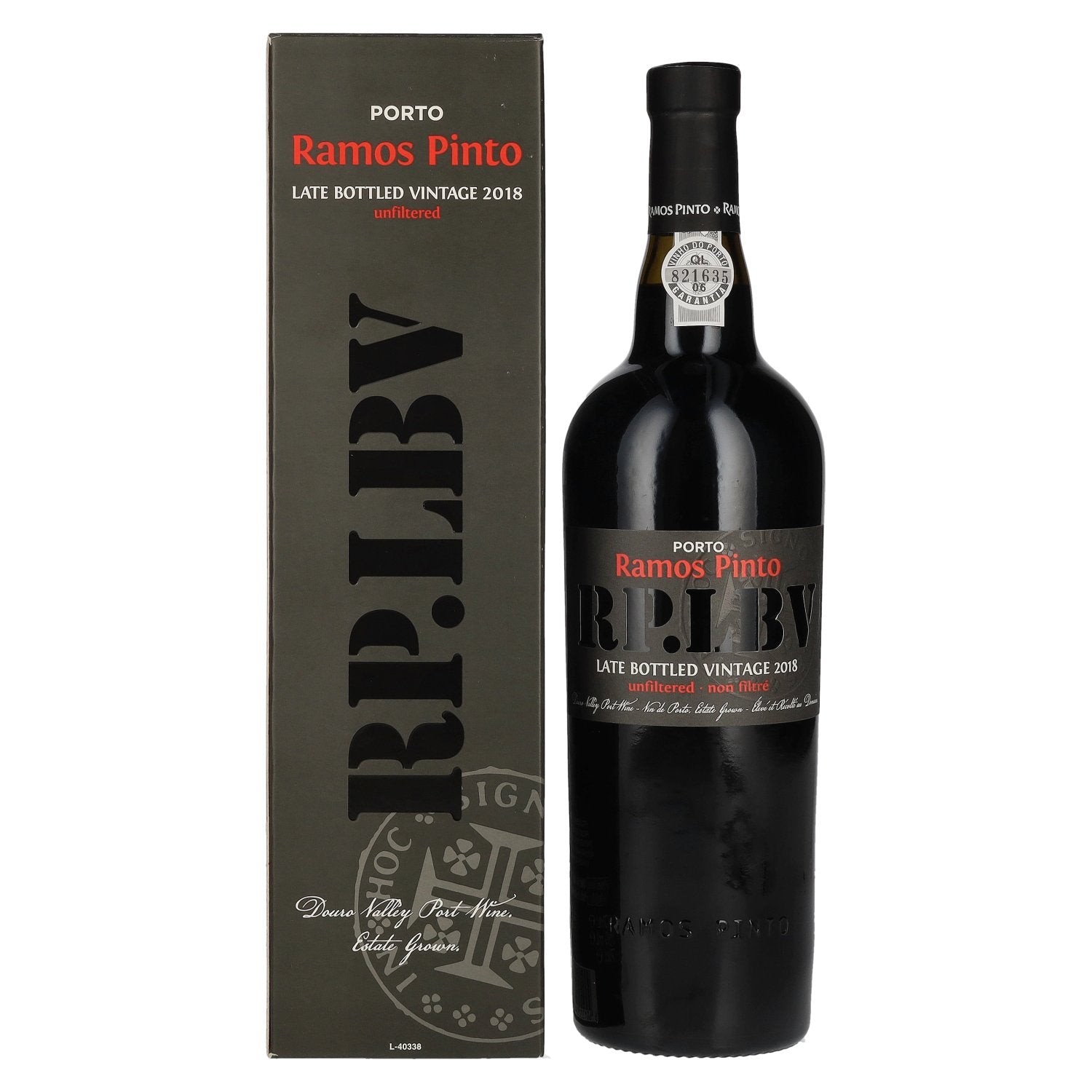 Ramos Pinto RP.LBV Late bottled Vintage 2018 19,5% Vol. 0,75l in Giftbox