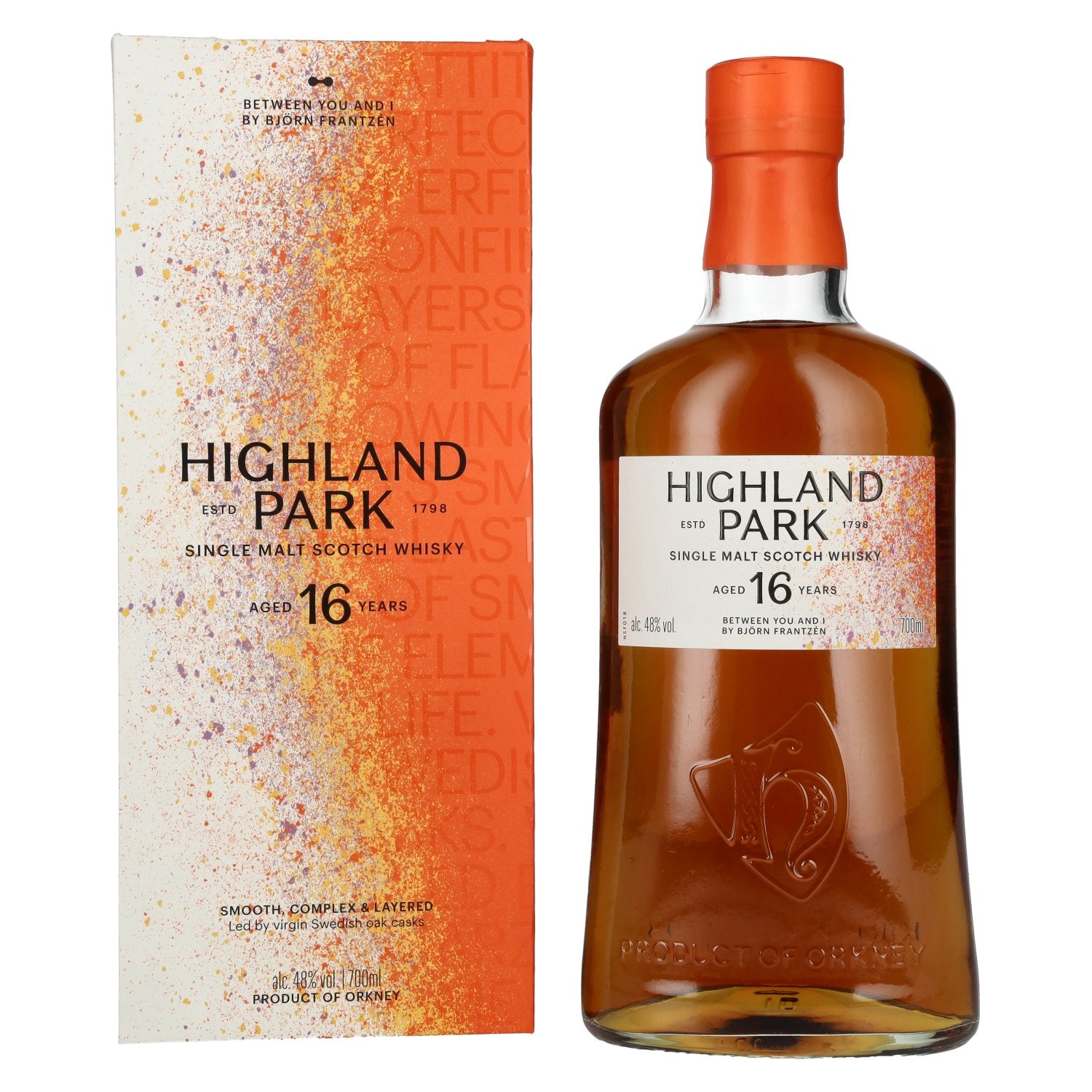 Highland Park 16 Years Old BETWEEN YOU AND I by Bjoern Frantzen Single Malt Scotch Whisky 48% Vol. 0,7l in Giftbox