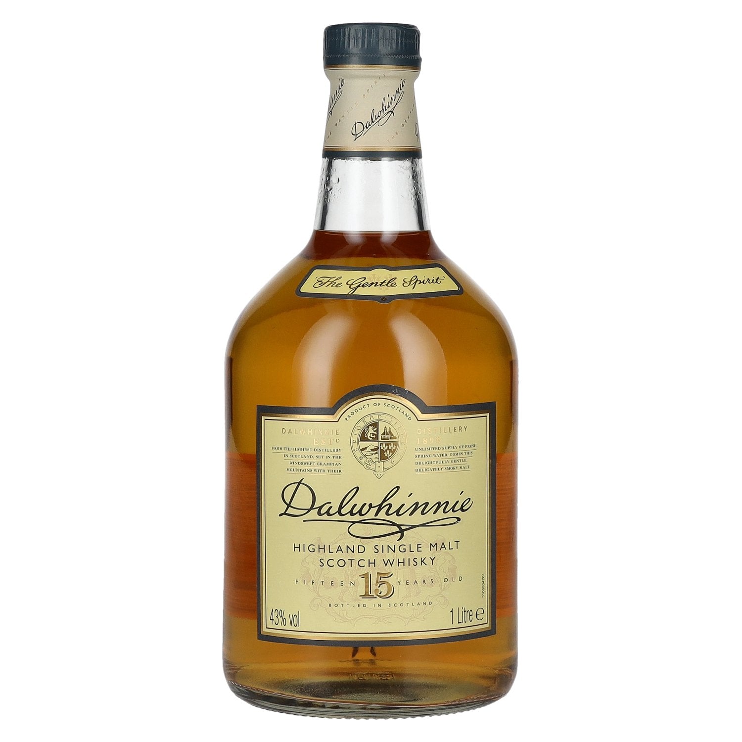 Dalwhinnie 15 Years Old Highland Single Malt Scotch Whisky 43% Vol. 1l