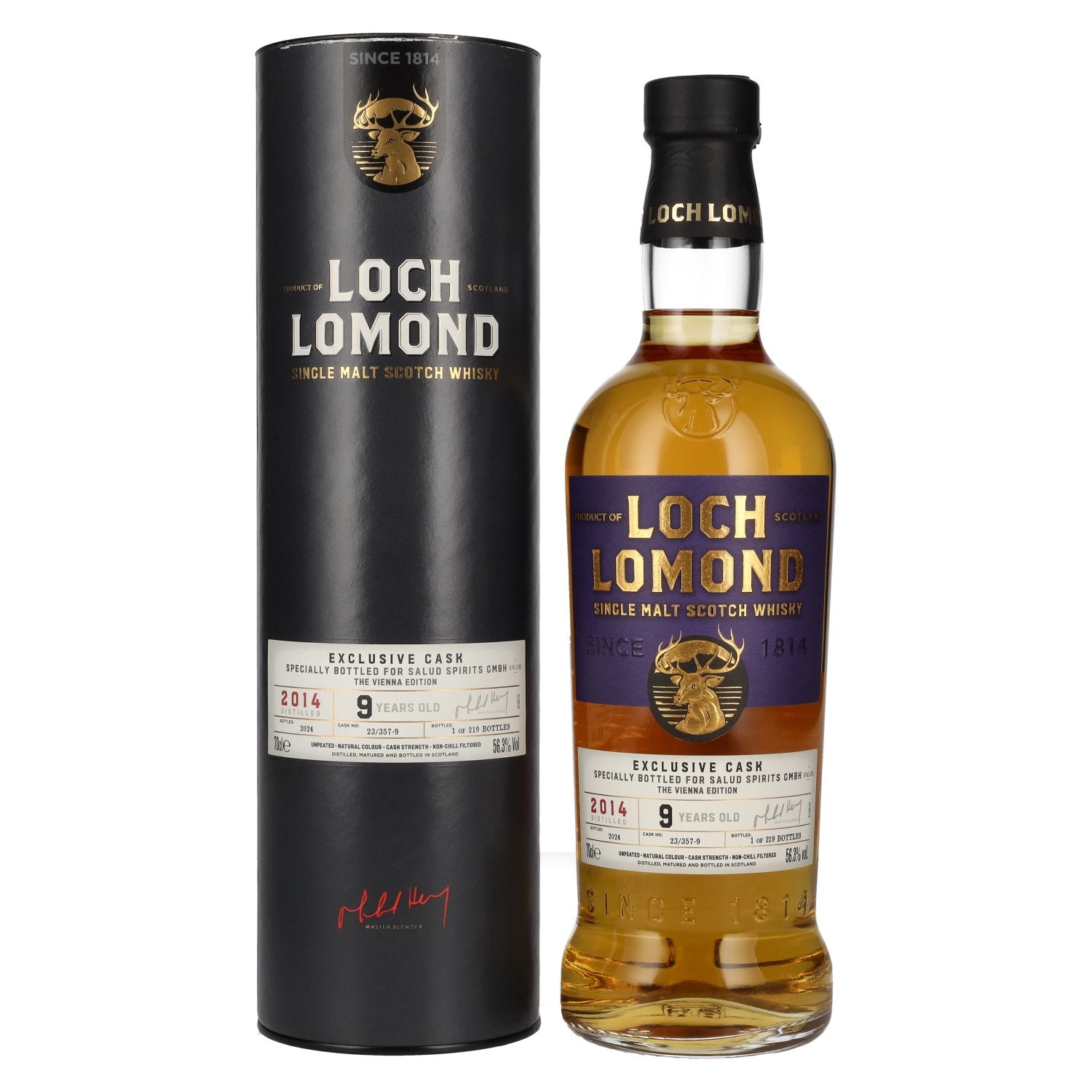 Loch Lomond 9 Years Old VIENNA EDITION Exclusiv Cask Single Malt Scotch Whisky 56,3% Vol. 0,7l in Giftbox