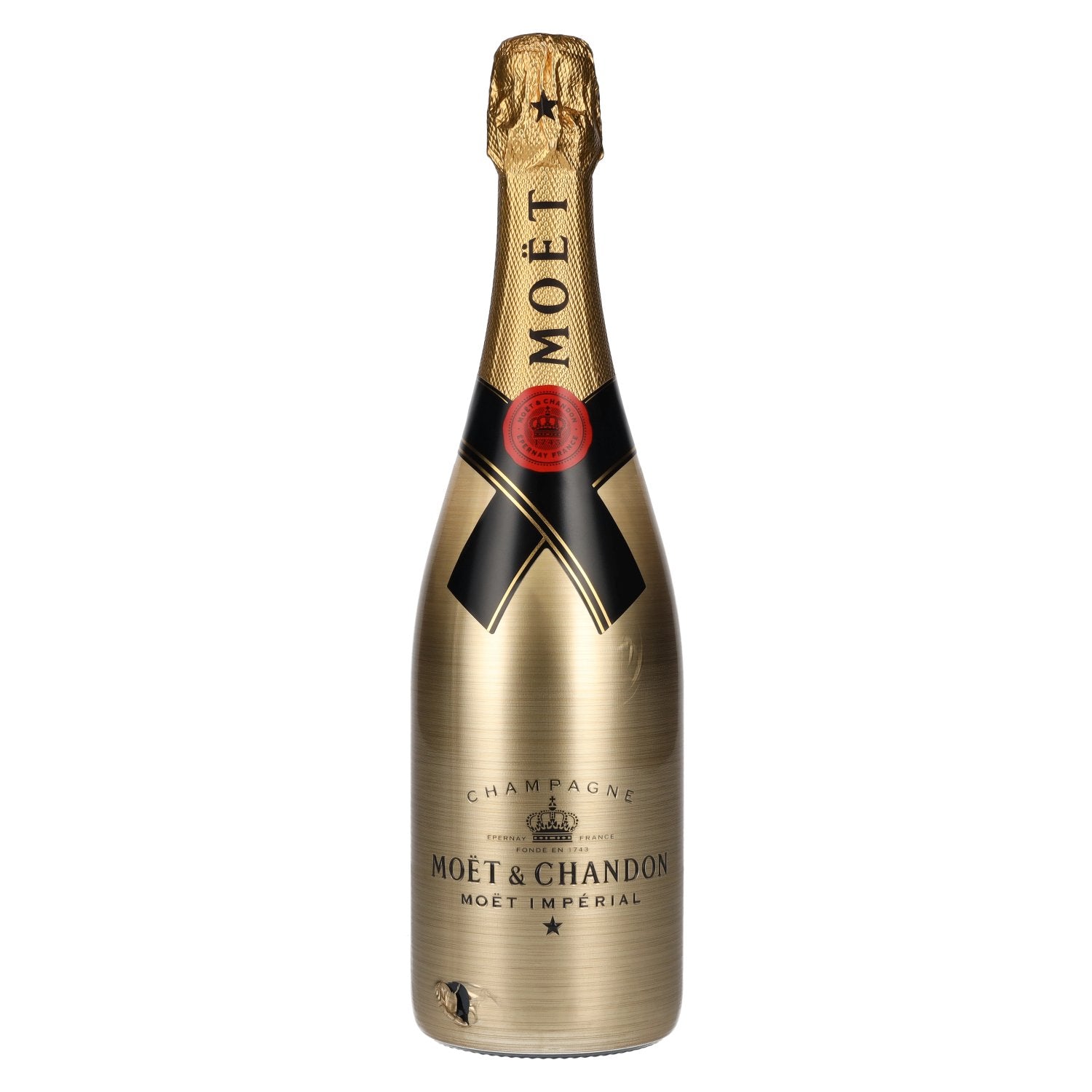 Moet & Chandon Champagne IMPERIAL Brut Golden Sleeve Design 1,2% Vol. 0,75l